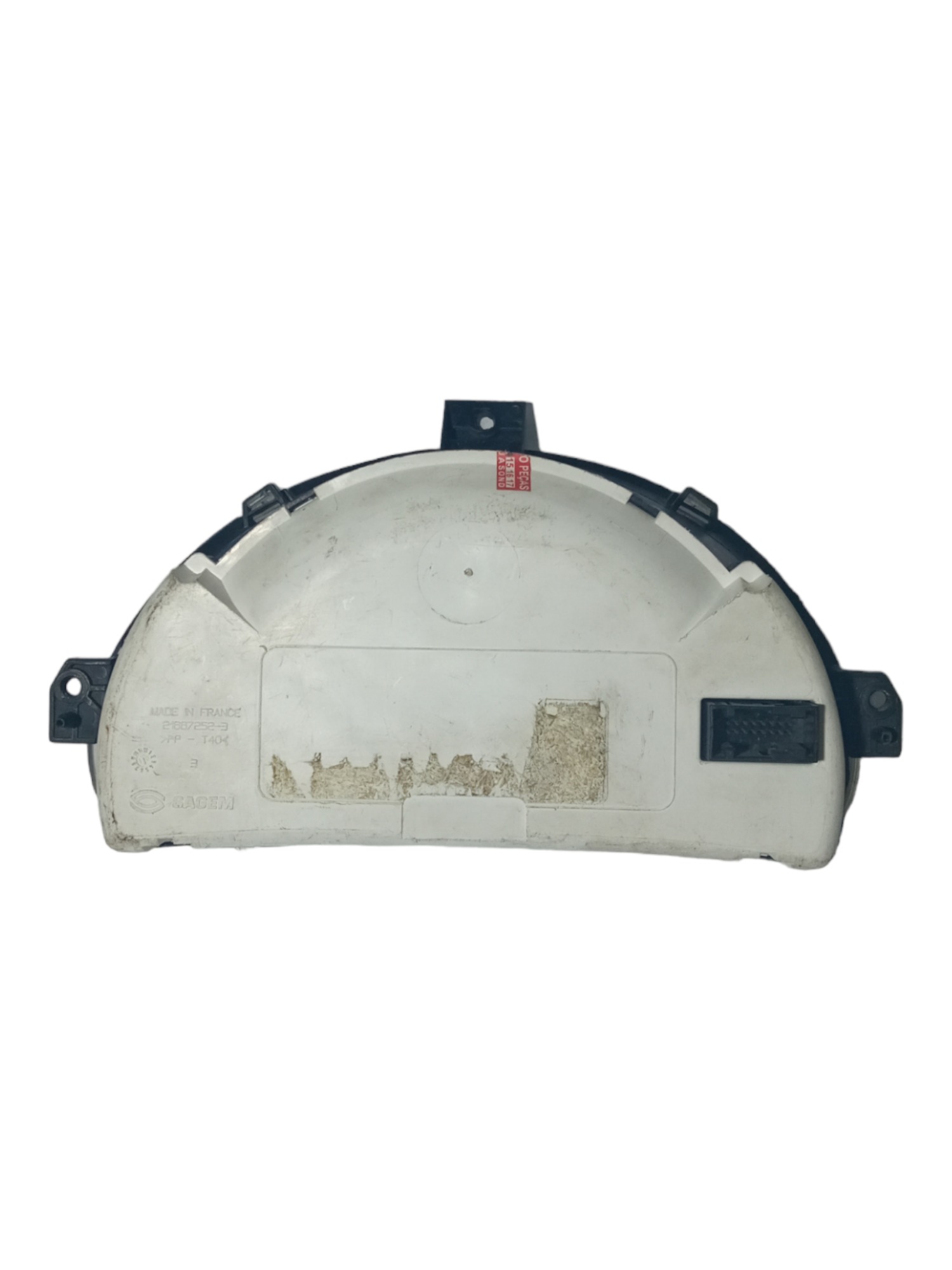Painel Instrumento  Citroen C3 2008 2009 2010 Usado Preto 4