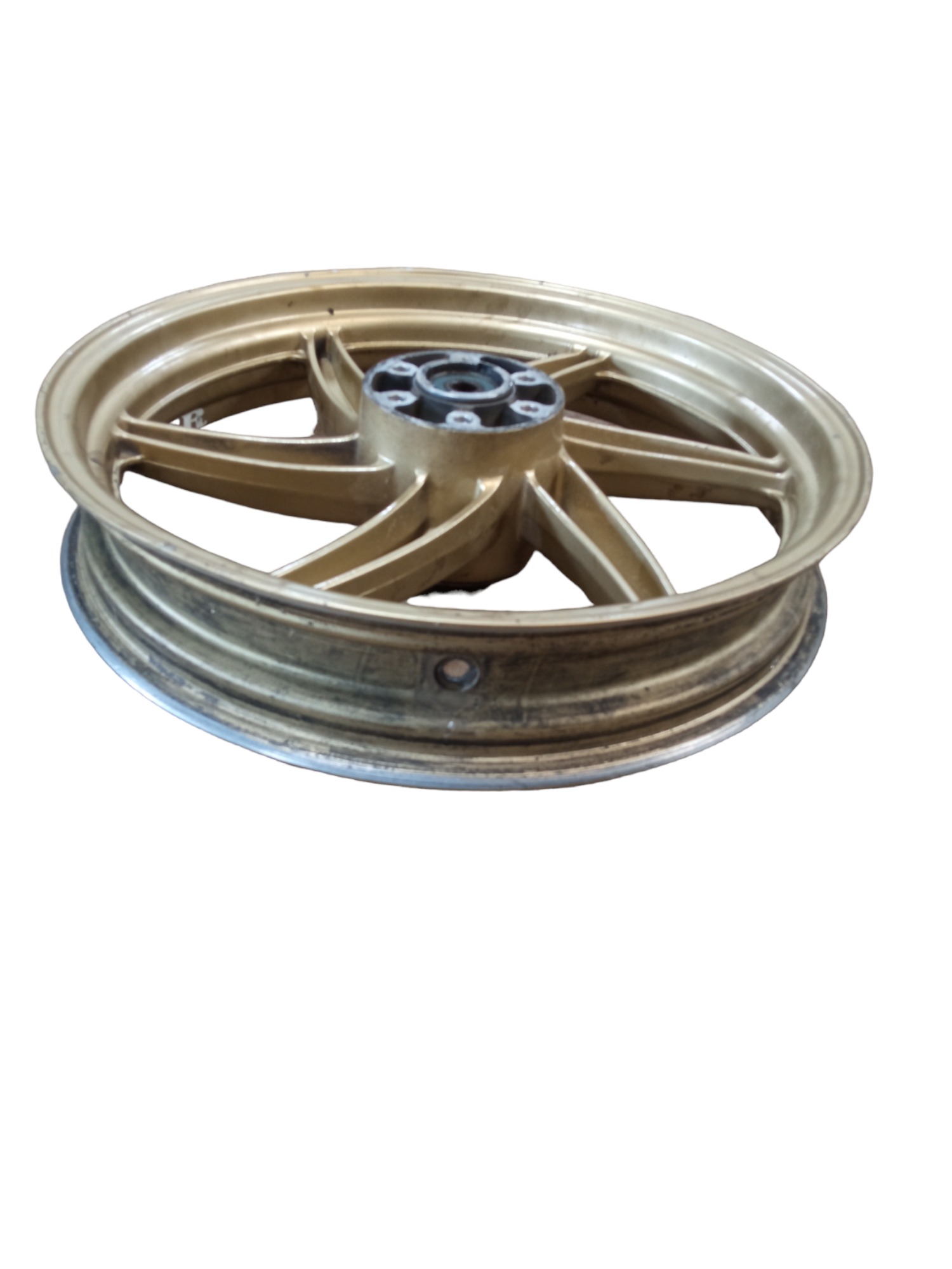 Roda Dianteira Com Detalhes Kasinski Comet 250 2008  Dourado 4