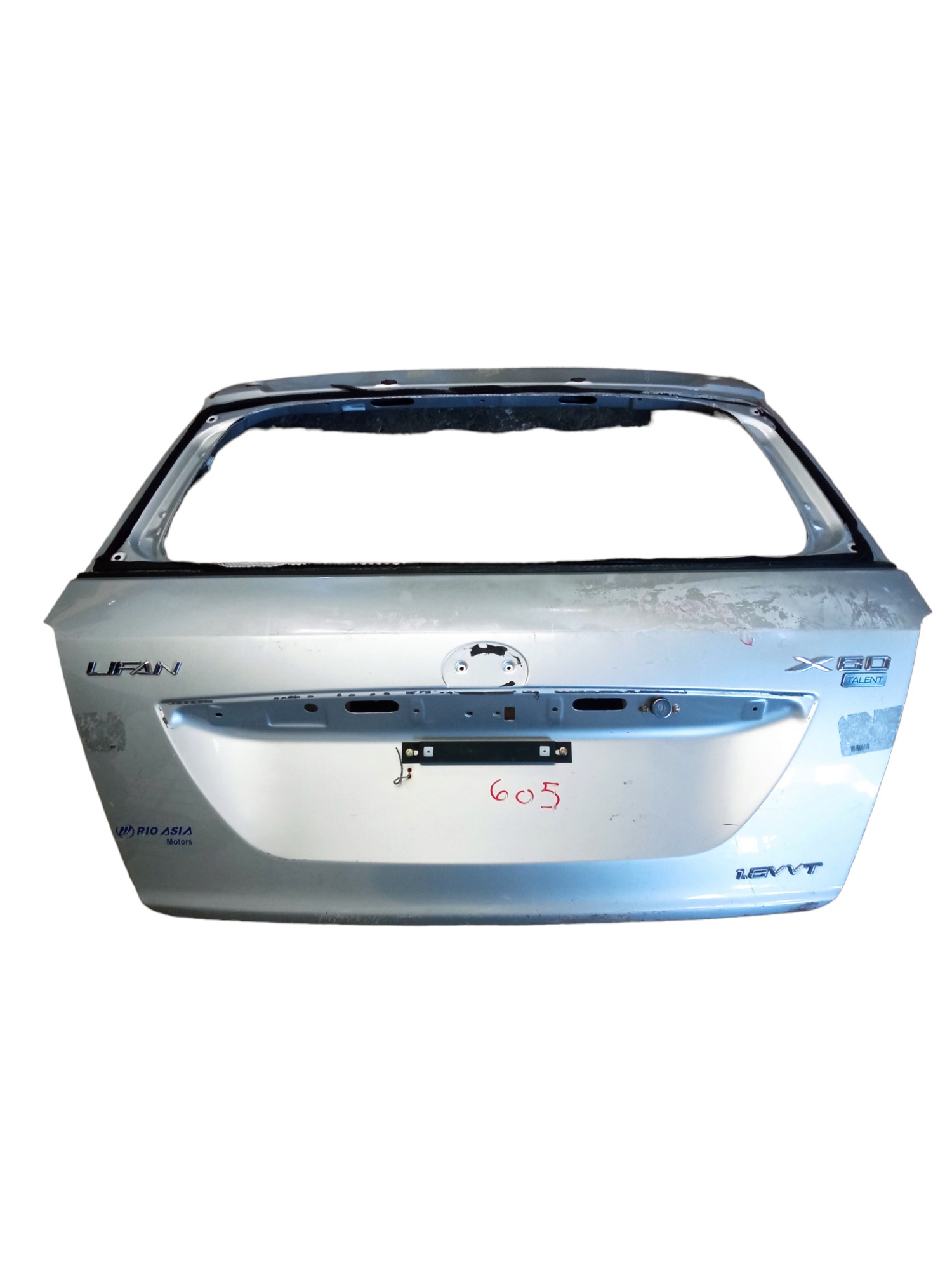 Tampa Traseira Lifan X60 2011 2012 2013 2014 2015 2016 2017 Cinza 1