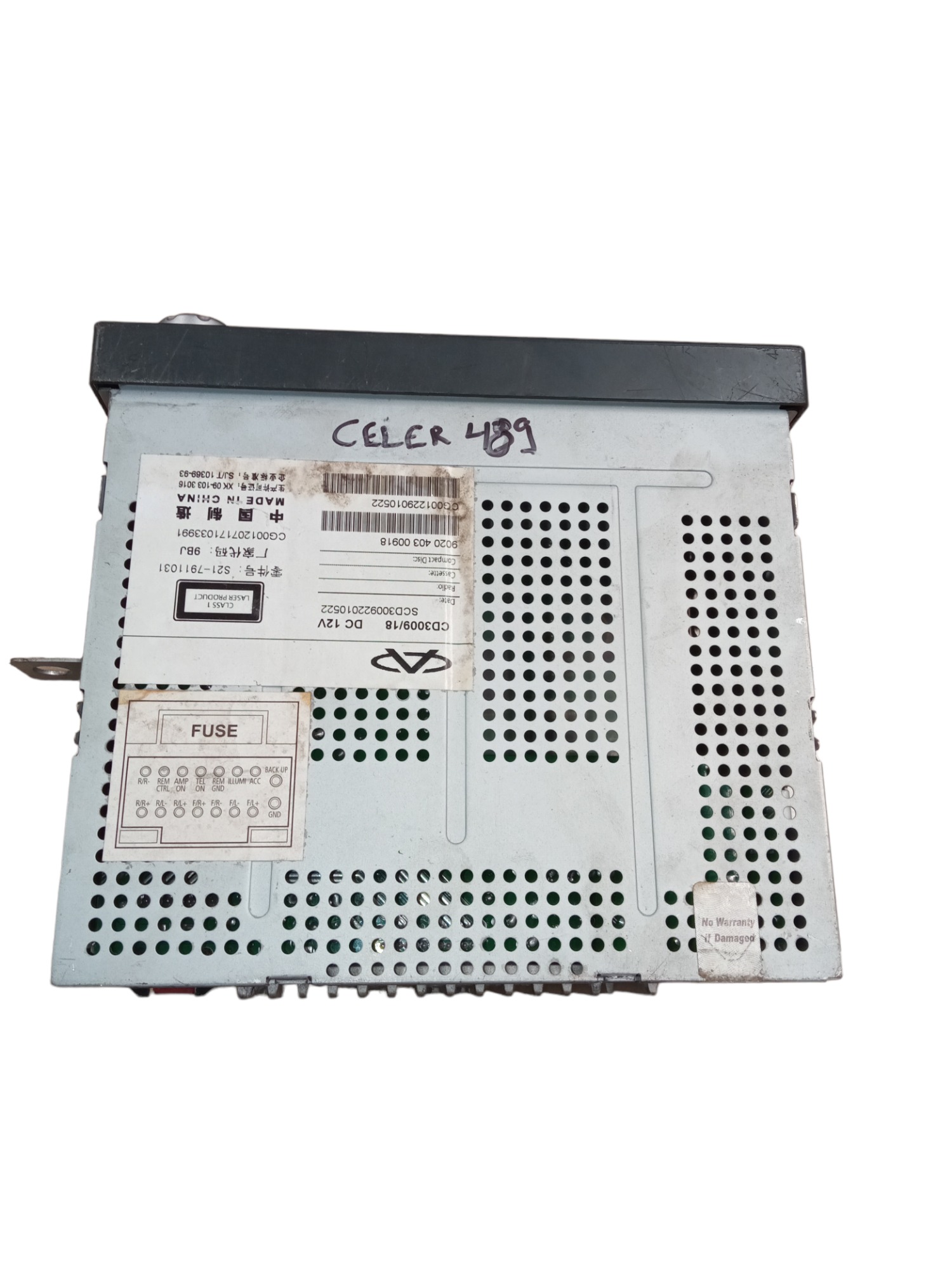 Rádio Original Chery Celer 12/15 M.v 3