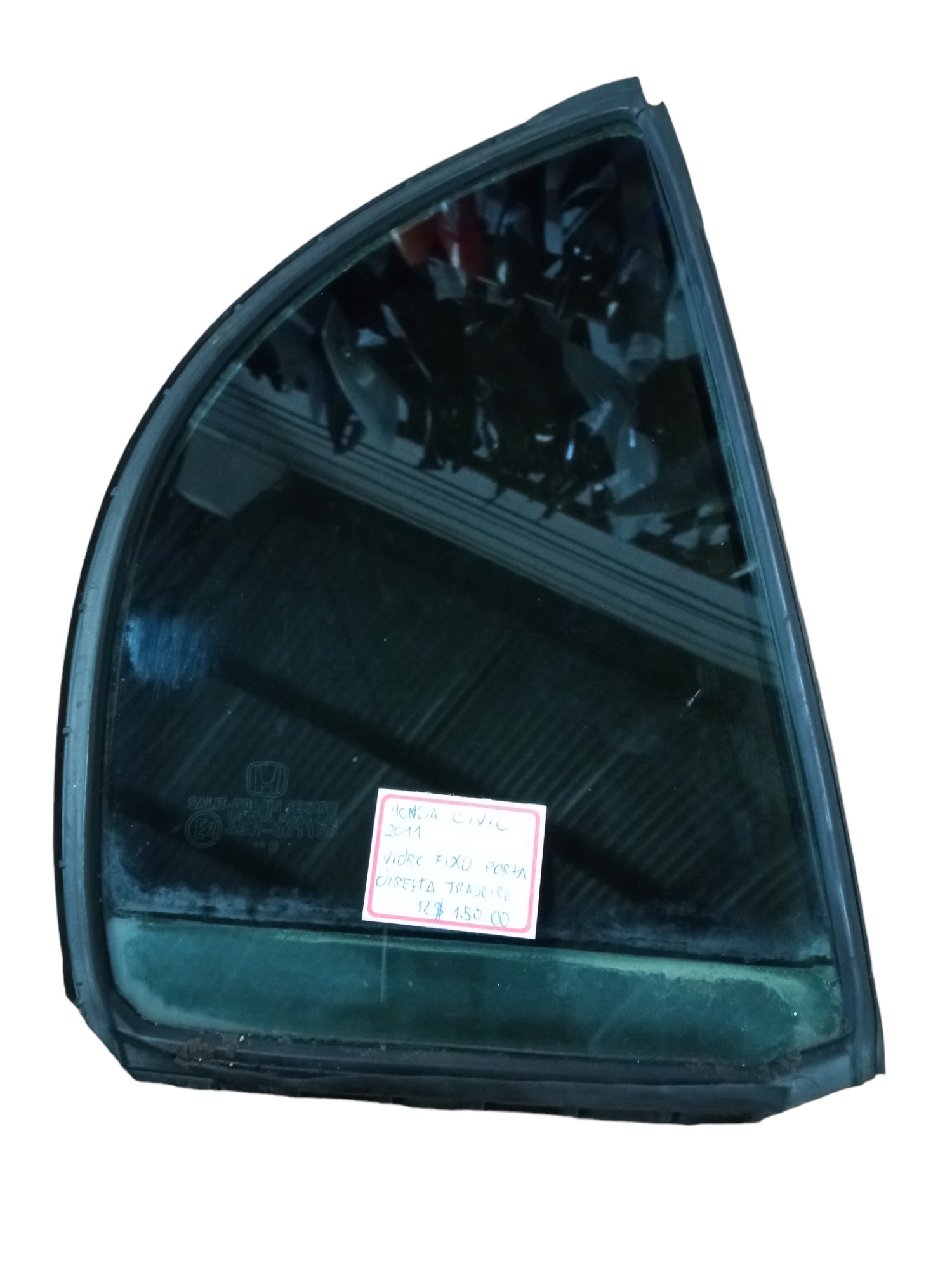 Vidro Fixo Porta Dianteira Traseira Honda Civic 2011 2