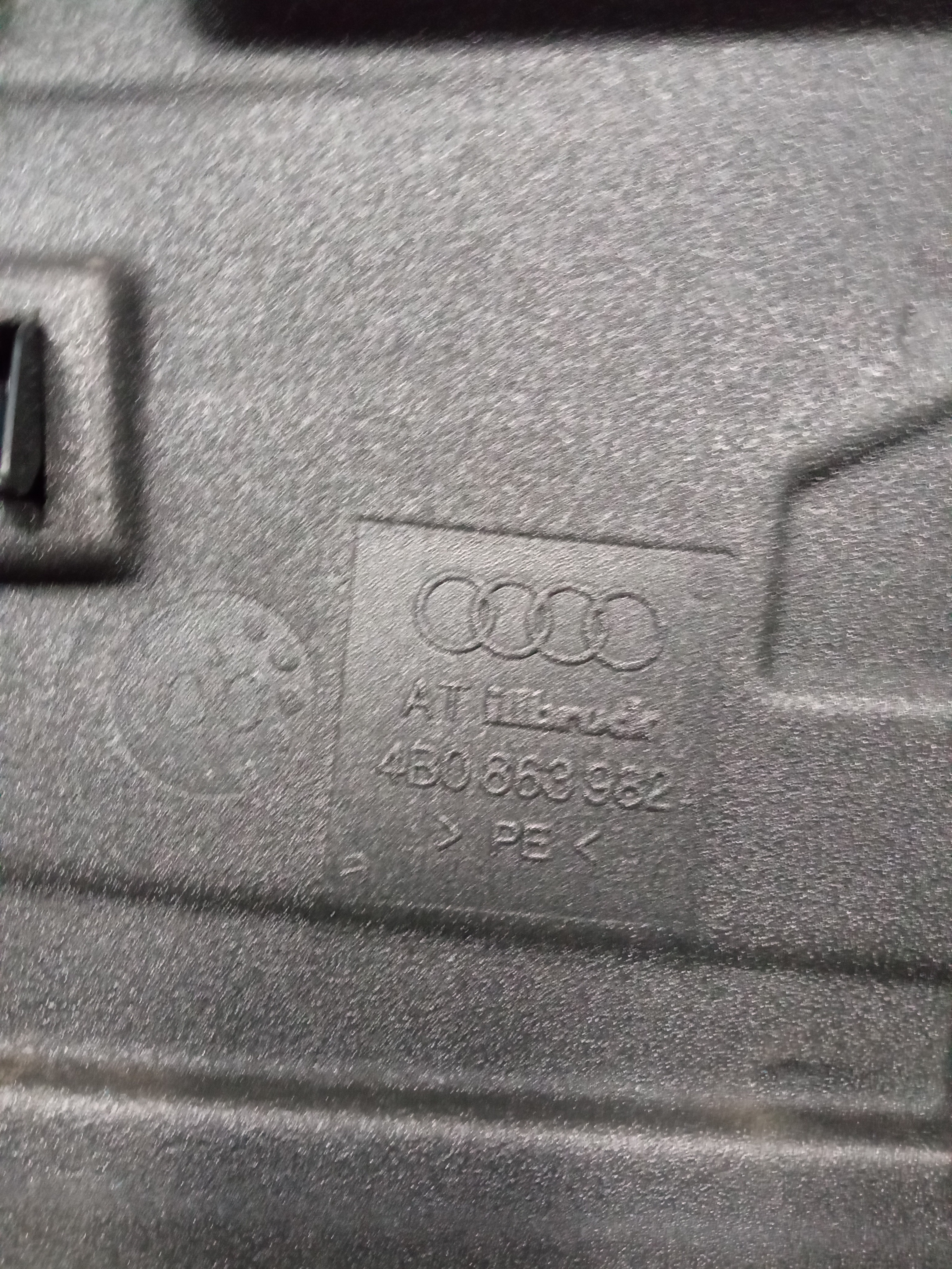 Forro De Porta Traseiro Direito C/detalhes Audi A6 2000  Preto 6
