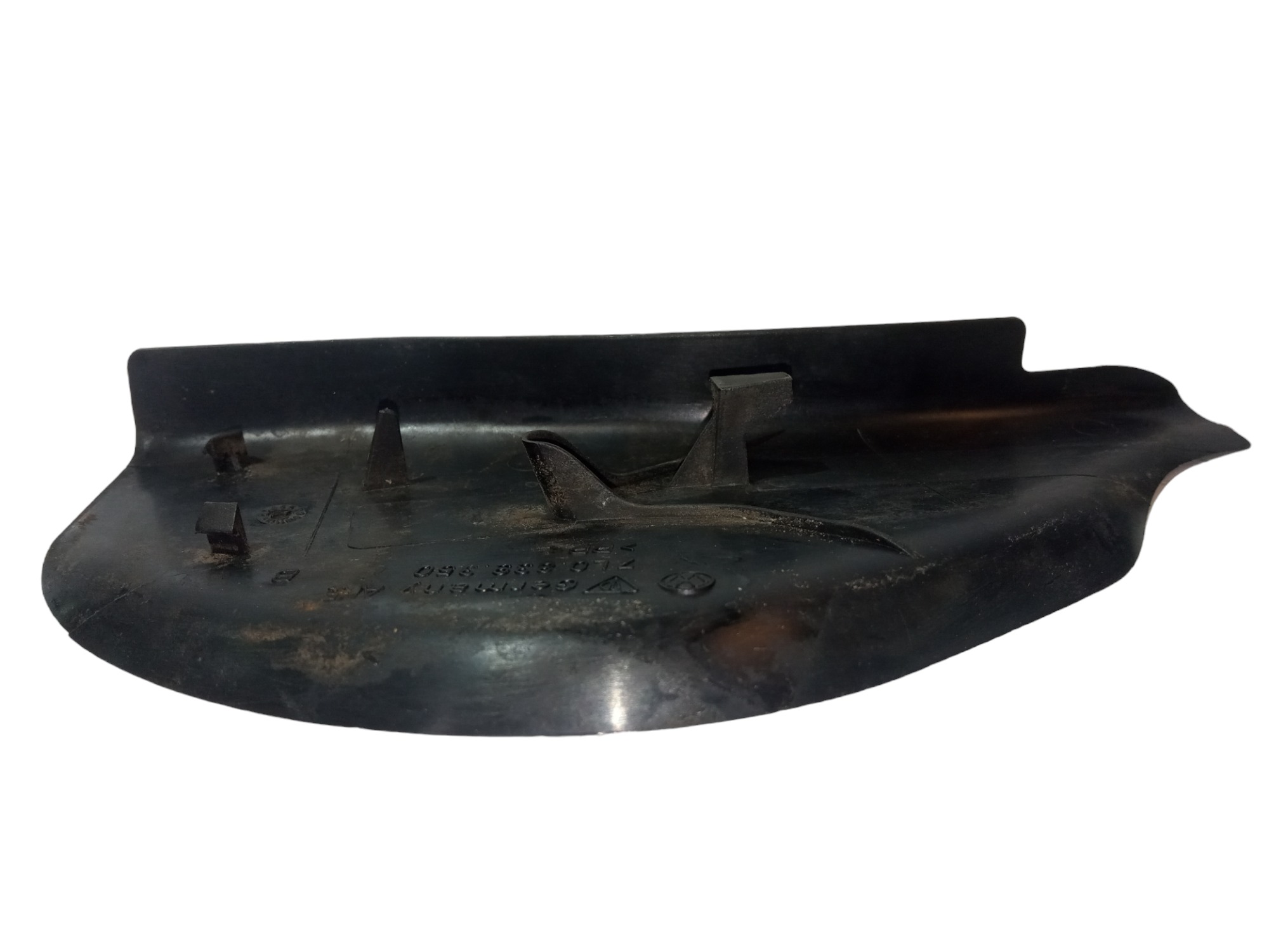 Moldura Interna Porta Traseira Direita Porsche Cayenne 2009  Preto 5