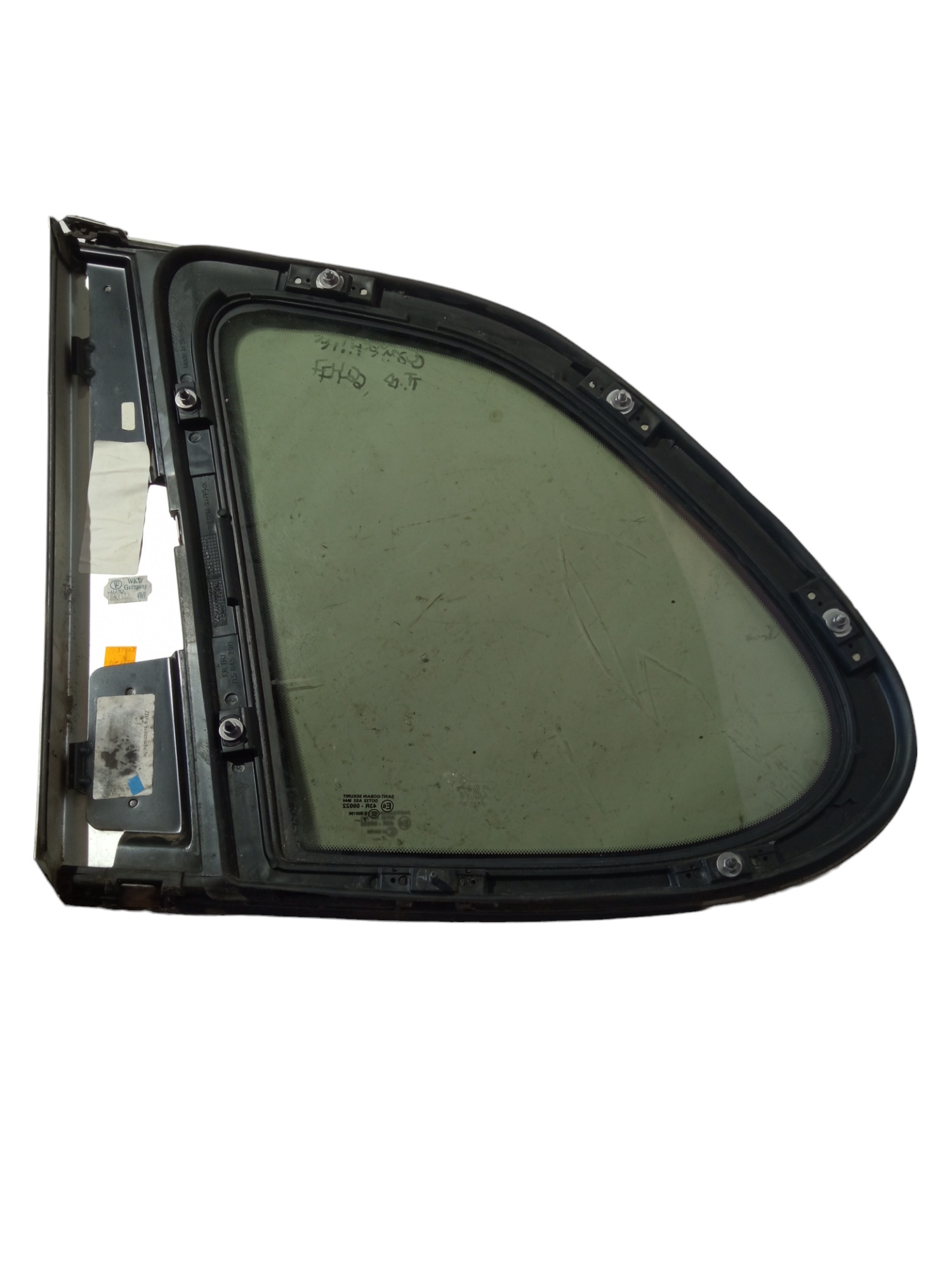 Janela Fixa Traseira Direita Porsche Cayenne 2009 2010 Usado 4