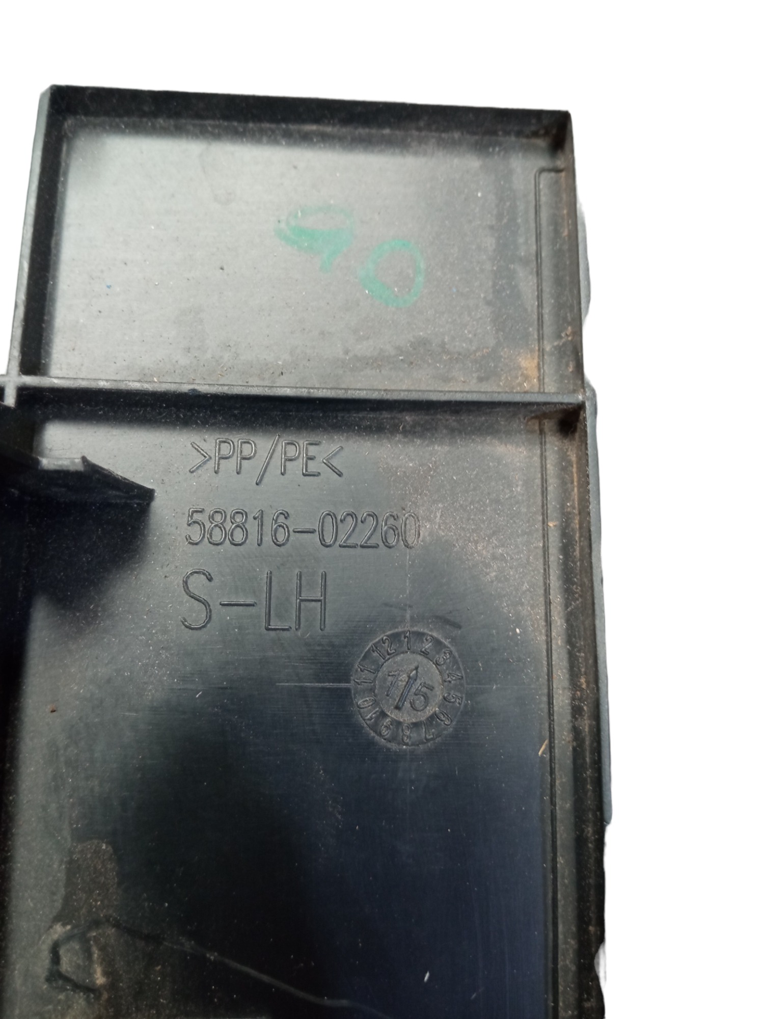 Acabamento Esquerdo Do Console Toyota Corolla 2015/2019 Preto 5