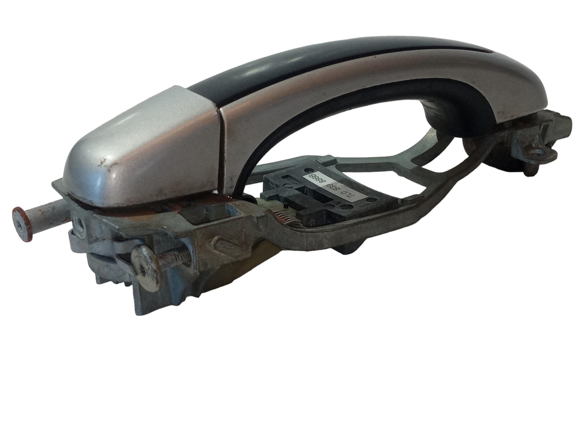 Macaneta Externa Porta Traseira Direita Porsche Cayenne 2009 Prata Traseira 4