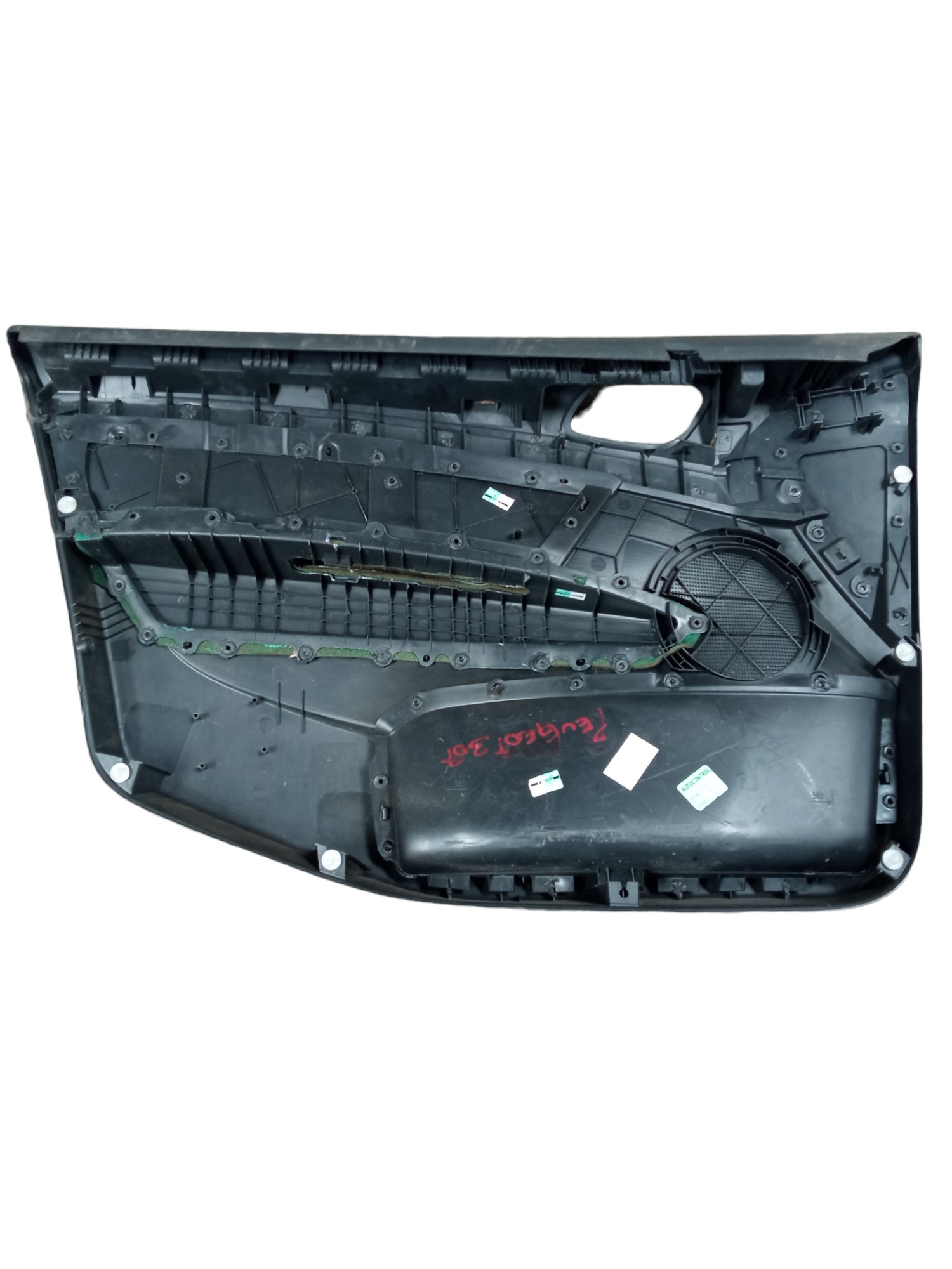 Forro De Porta Dianteiro Direito Peugeot 308 2016 Preto 2