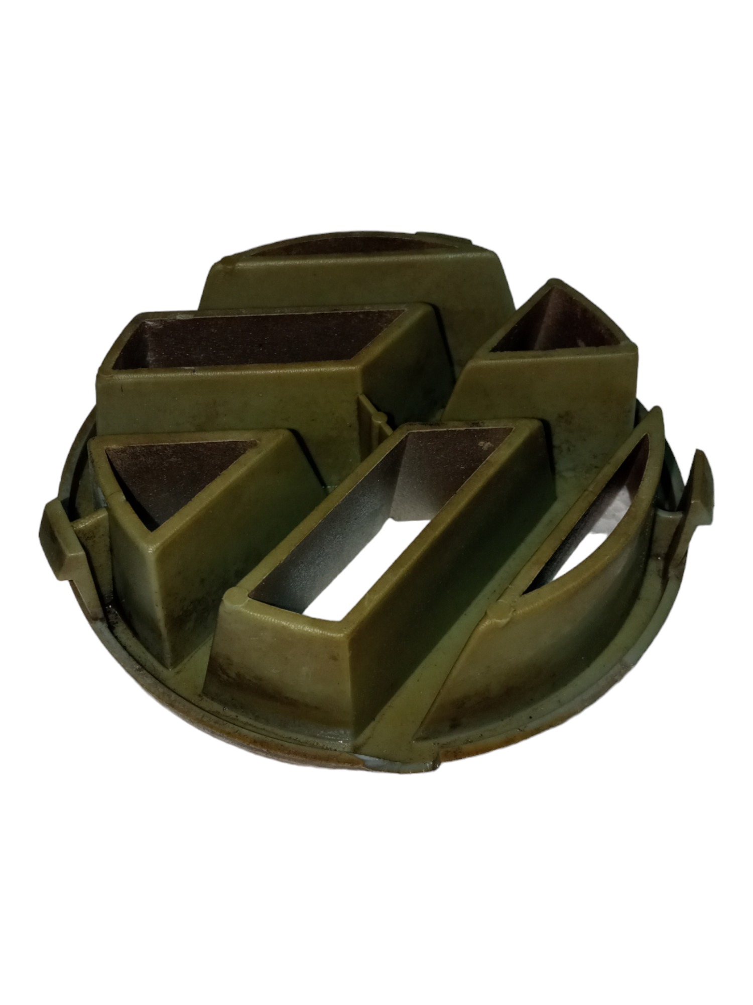 Emblema Grande Dianteira Volkswagen Polo Classic 1997 1999 Dourado 4