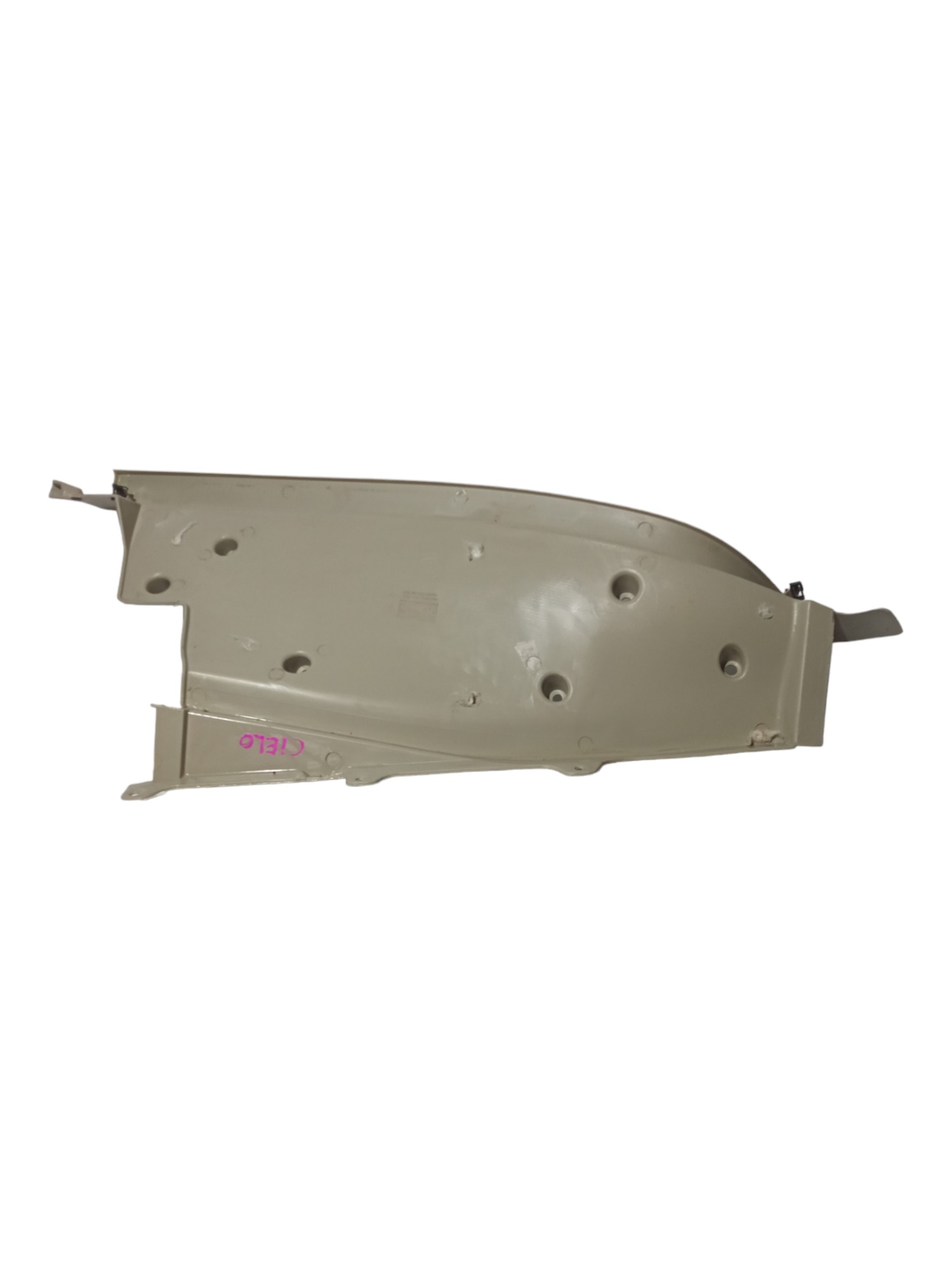 Moldura Soleira Traseira Esquerda Chery Cielo 2011 2012 Bege 5
