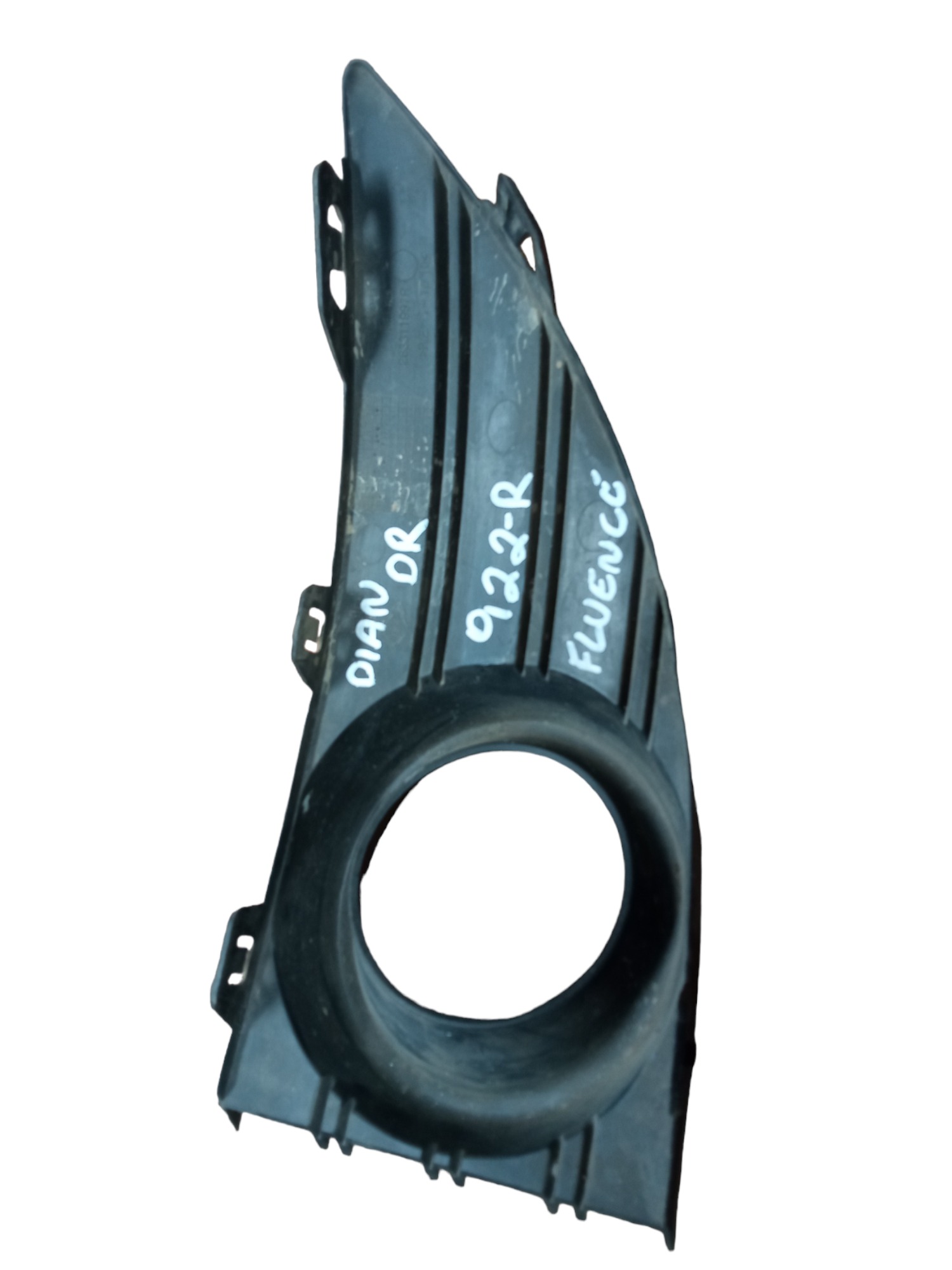 Moldura Milha Direito Renault Fluence 2010/2013 M.v Preto 3