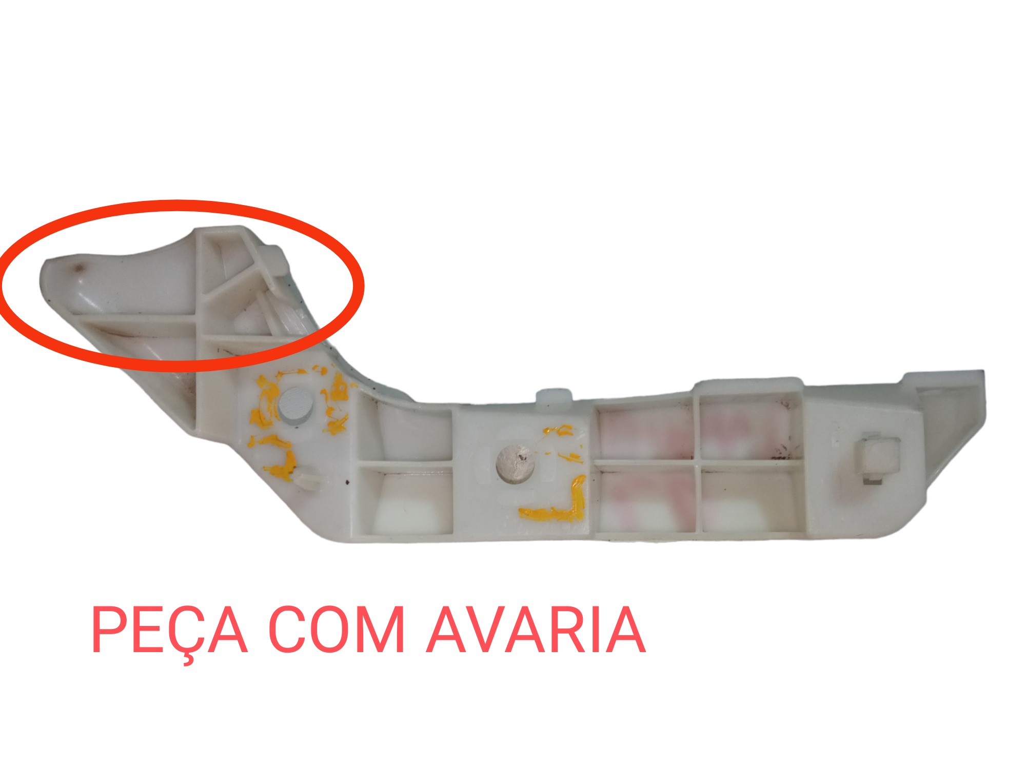 Suporte Guia Dianteiro Direito Parachoque Livina 2009 2014 2