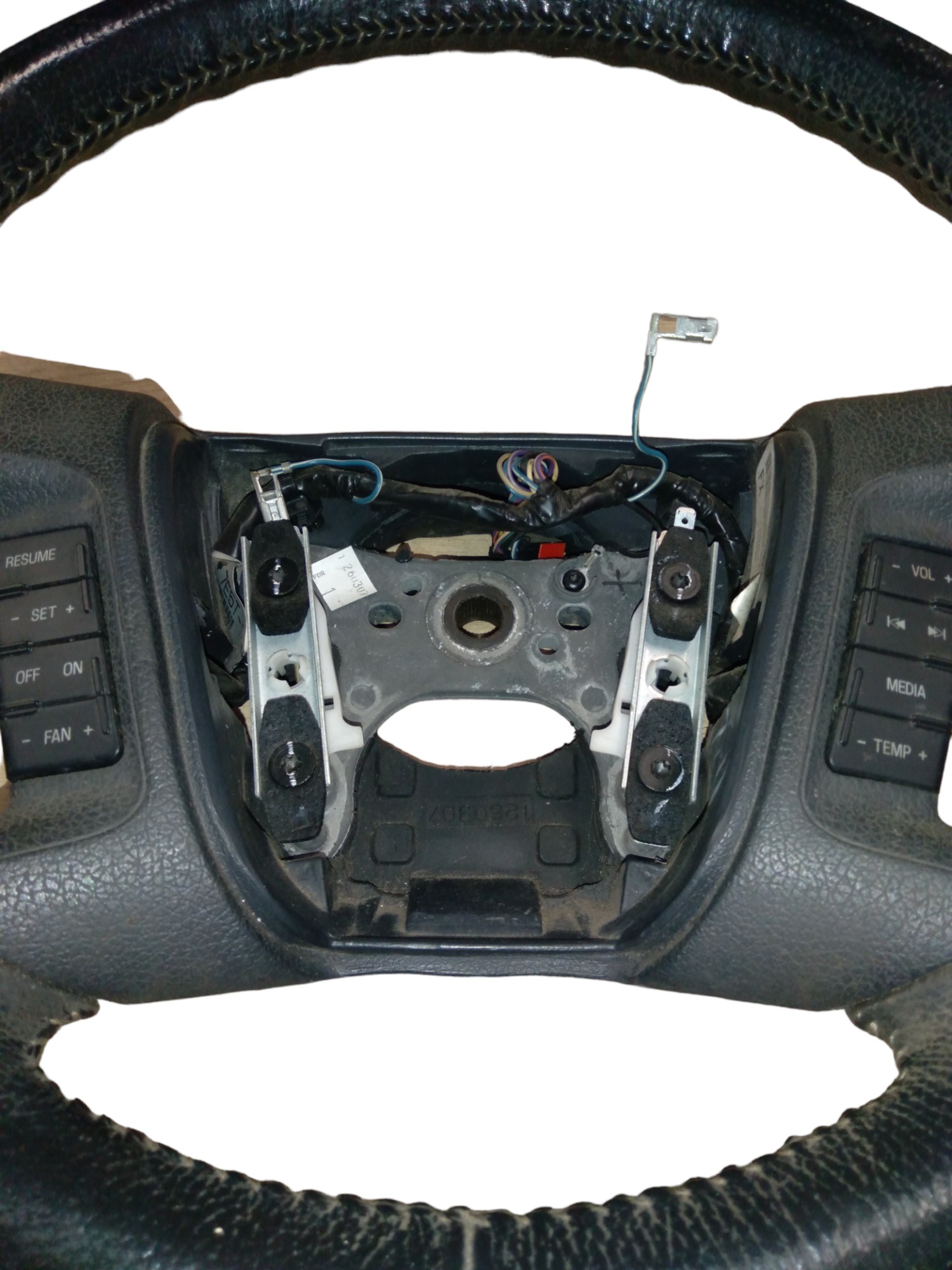 Volante Com Camando Ford Fusion 2006 A 2008 Original M.v Preto 2
