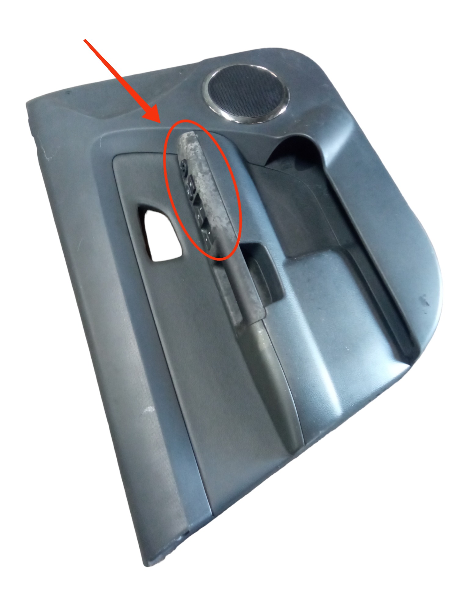 Forro De Porta Dianteiro Esquerdo C/detalhes Kia Soul 2010 Preto 2
