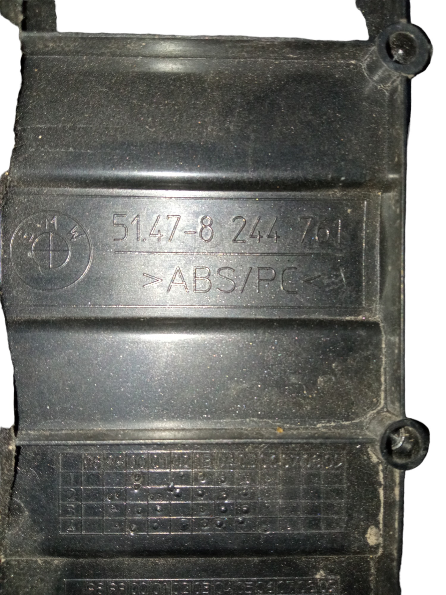 Acabamento Soleira Porta Malas Bmw X5 2000 51498402197 Preto 5