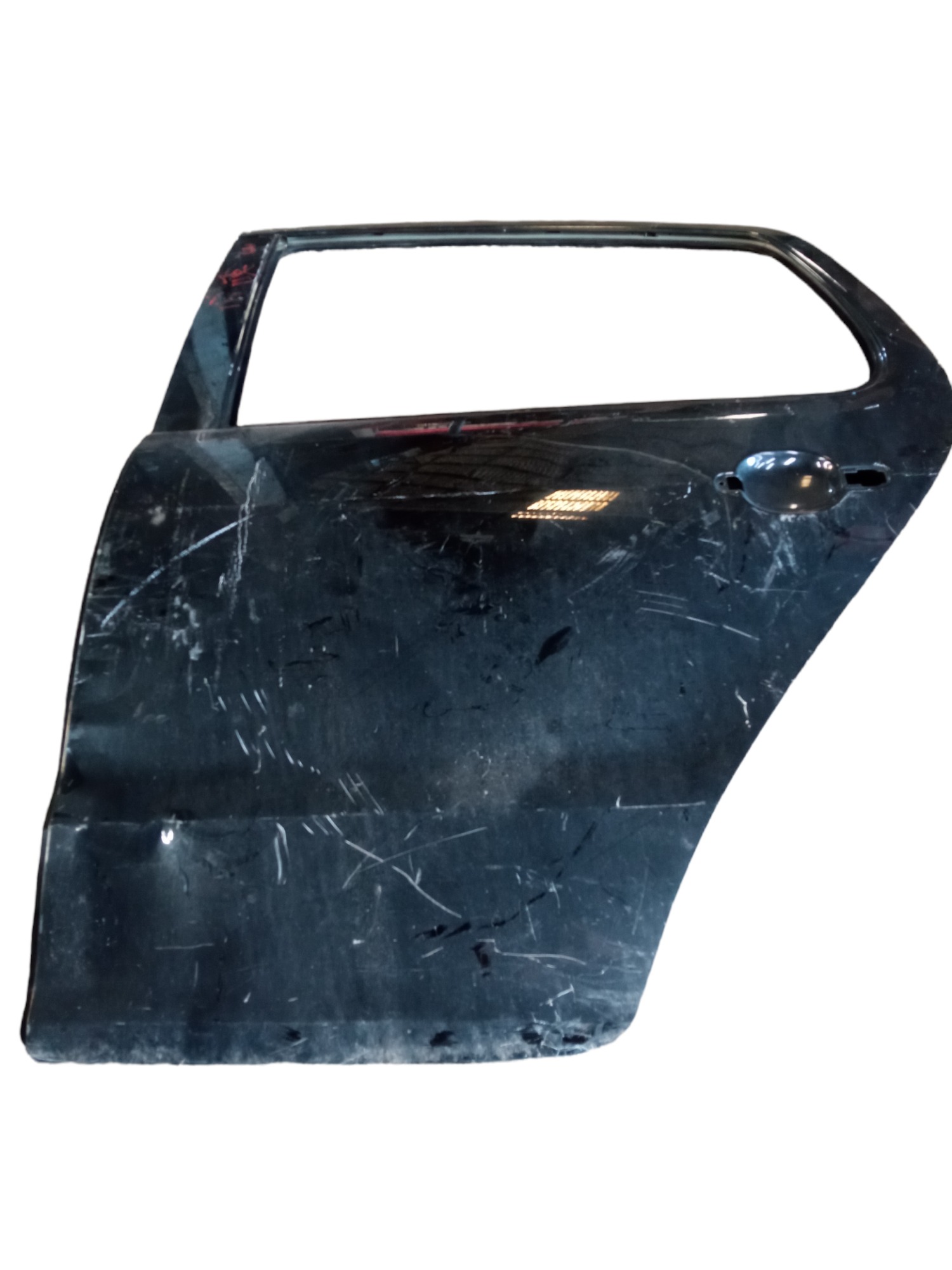 Porta Traseira Esquerda Volkswagen Fox 2007 3 Furos Usada Preto 2