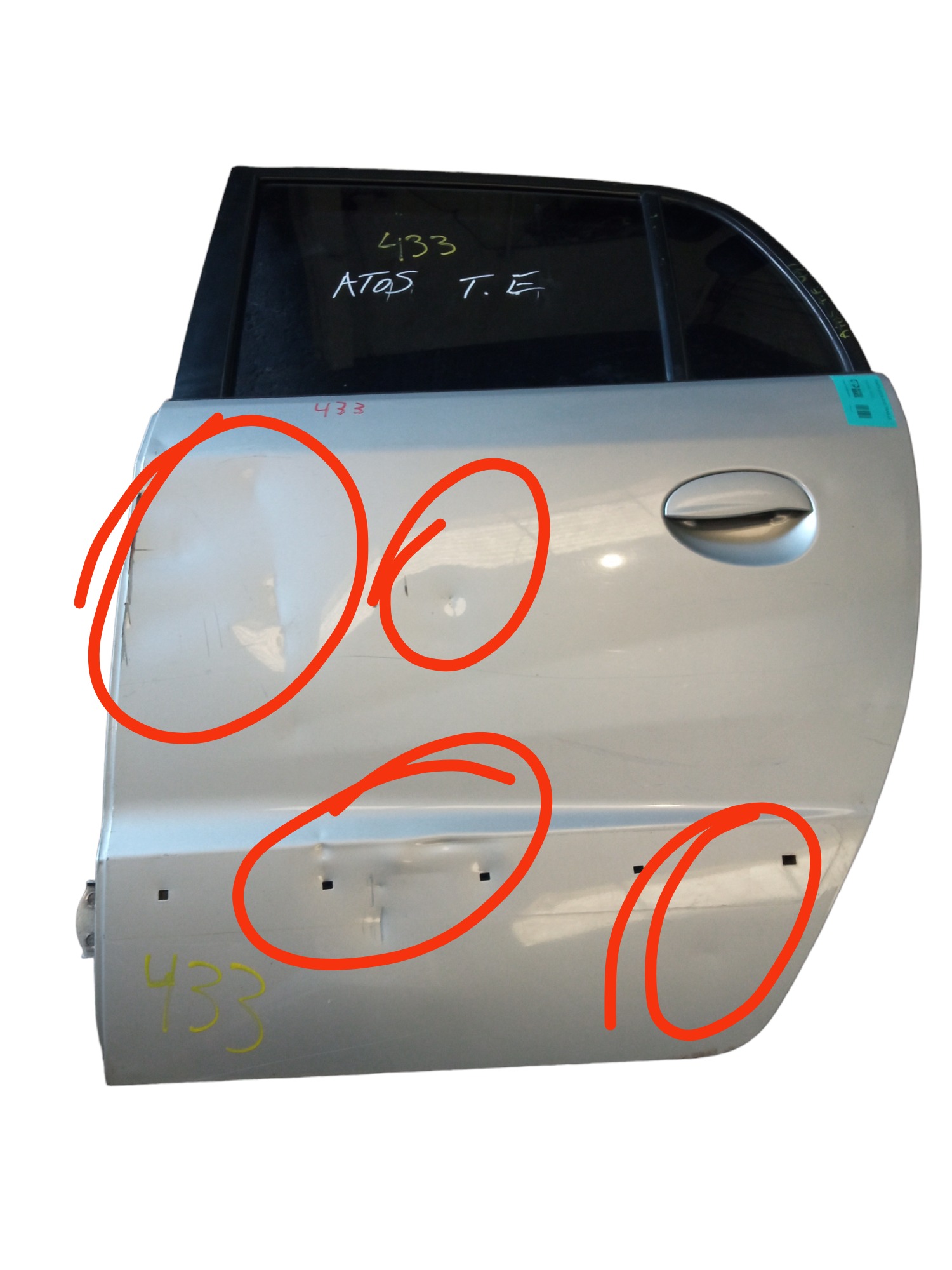 Porta Traseira Esquerda Hyundai Atos Prime 2000 2001  2003 6