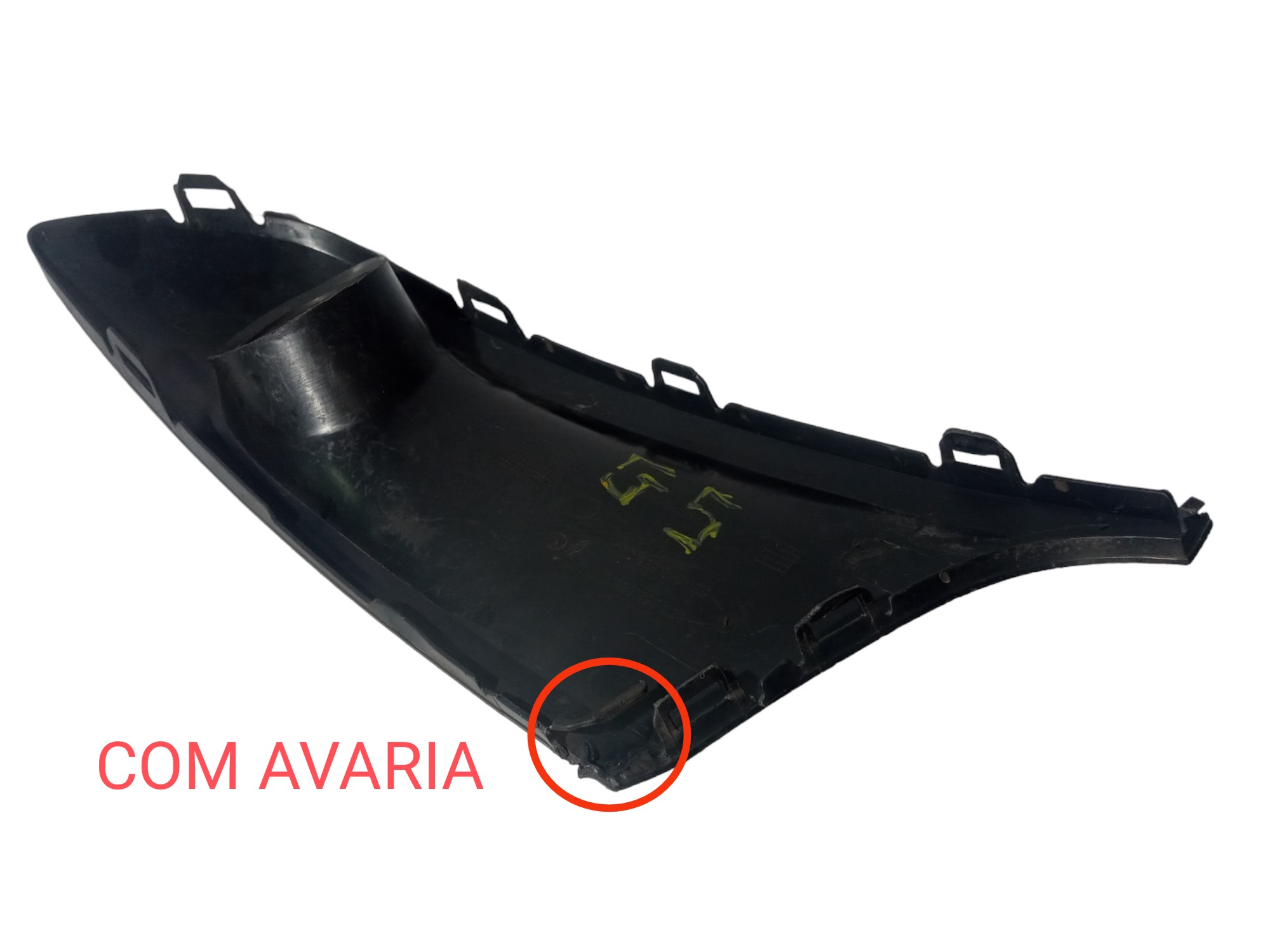 Moldura Acabamento Grade Farol Milha Fox Spacefox 2012 Usado Preto Direito 3