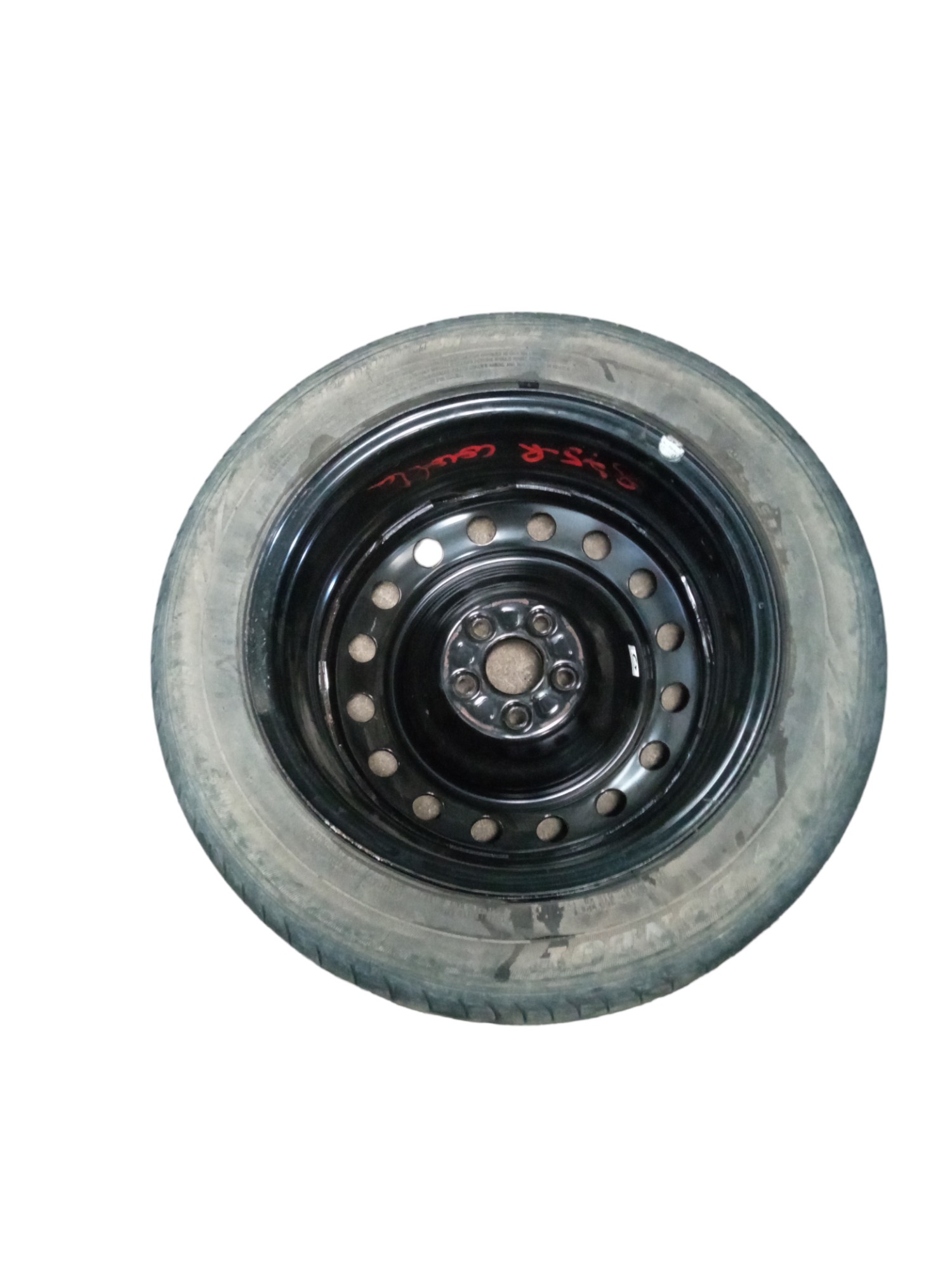Roda Estepe 205/55 R16 Original Usado Toyota Corolla 09/19 Preto 3