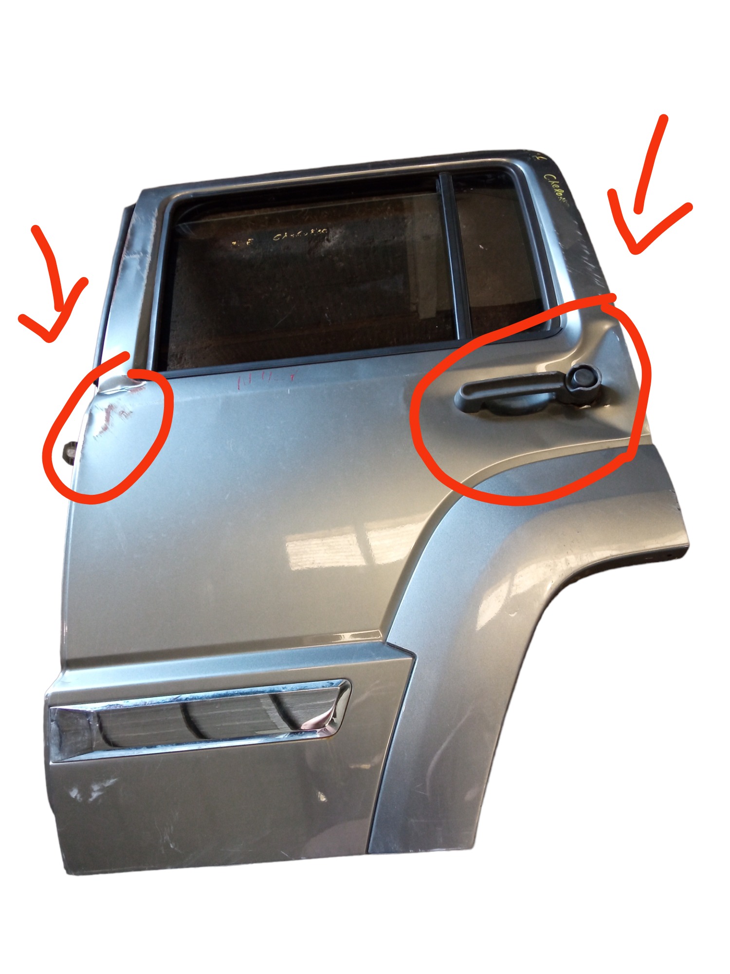 Porta Traseira Esquerda Jeep Cherokee 2005 2006 2007 1