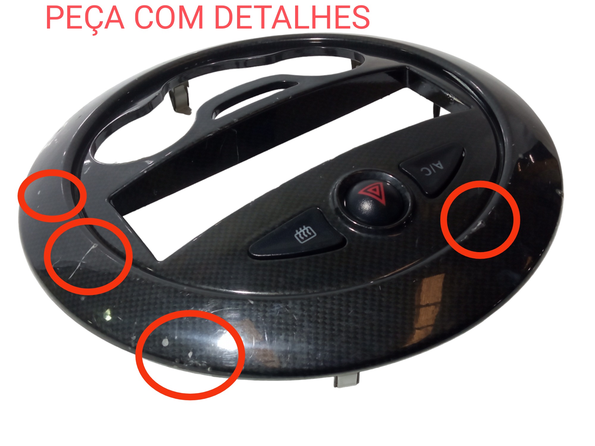 Moldura Acabamento Radio Ar Painel Central Jac J2 2012 2016 2