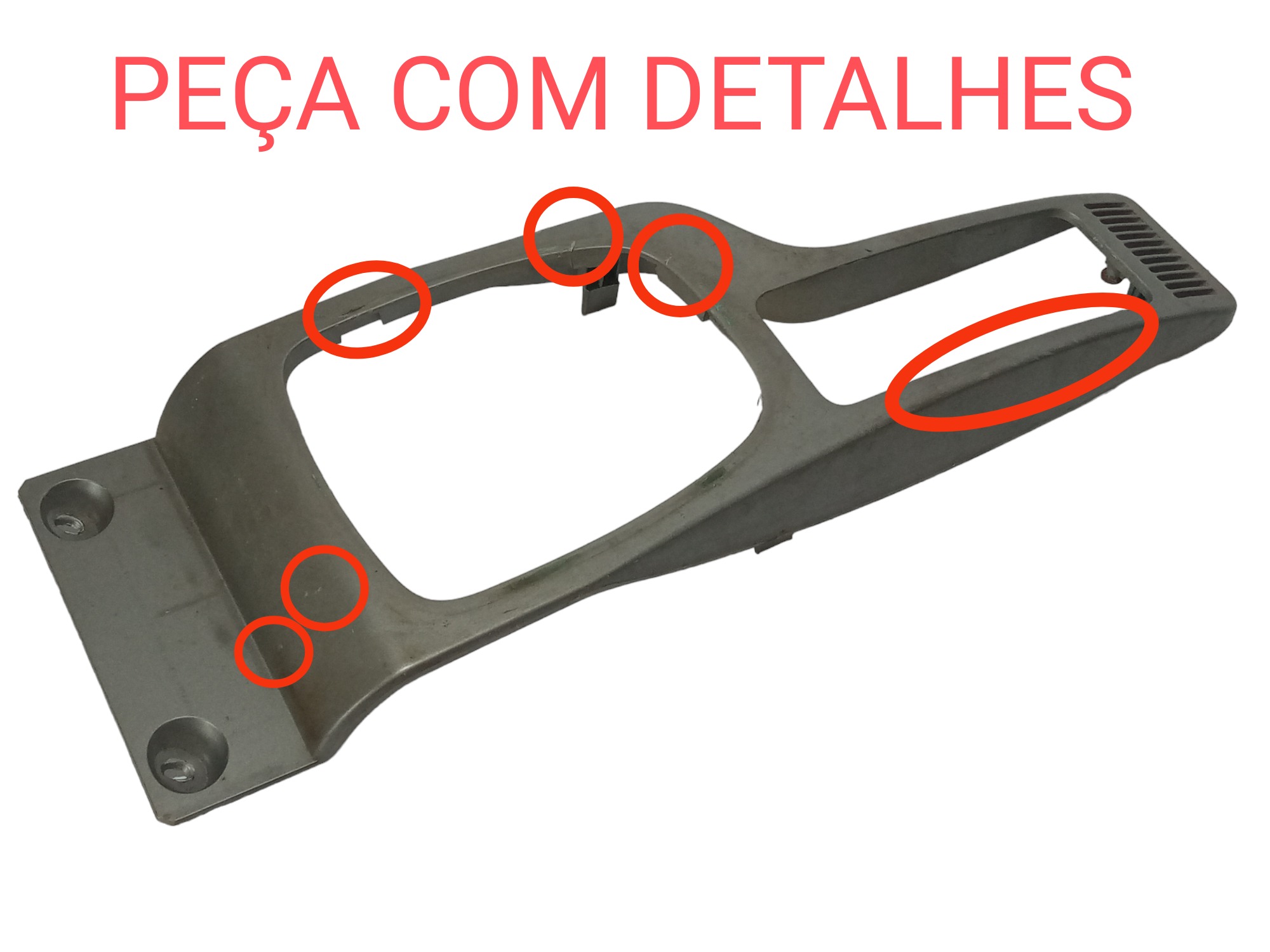 Moldura Acabamento Console Central Cambio Chery Cielo 2011 3