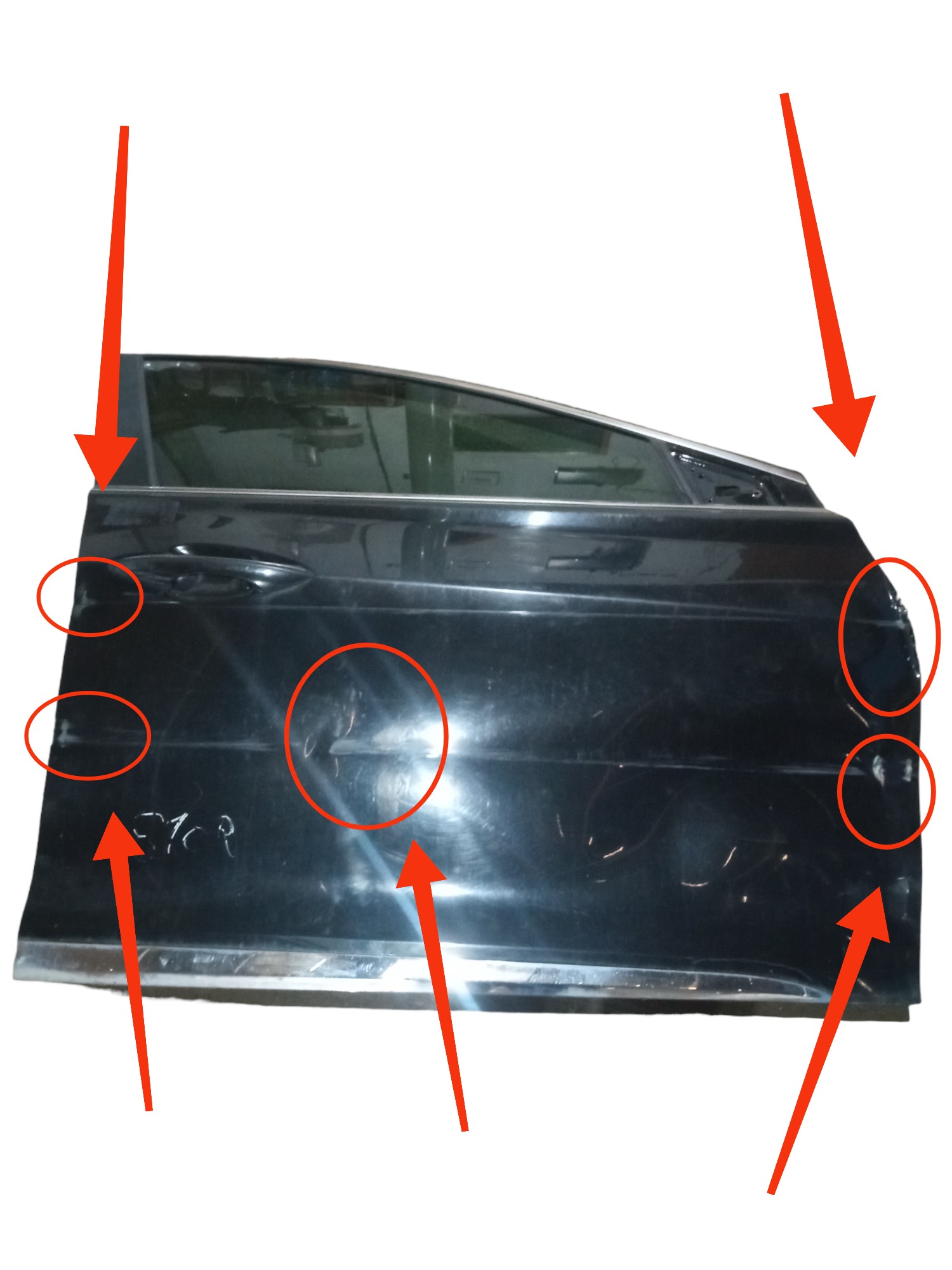 Porta Diant/dir. Só Lata C/avarias Hyundai Azera 2011/2013  Dianteira Direito Preto 2