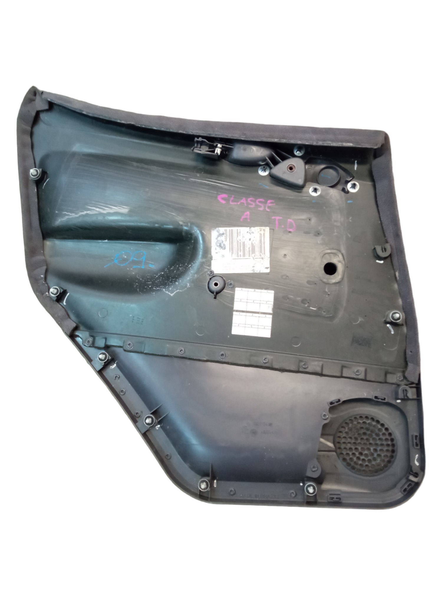 Forro Porta Traseira Direita Mercedes Classe A 160 190 2002 Cinza 4