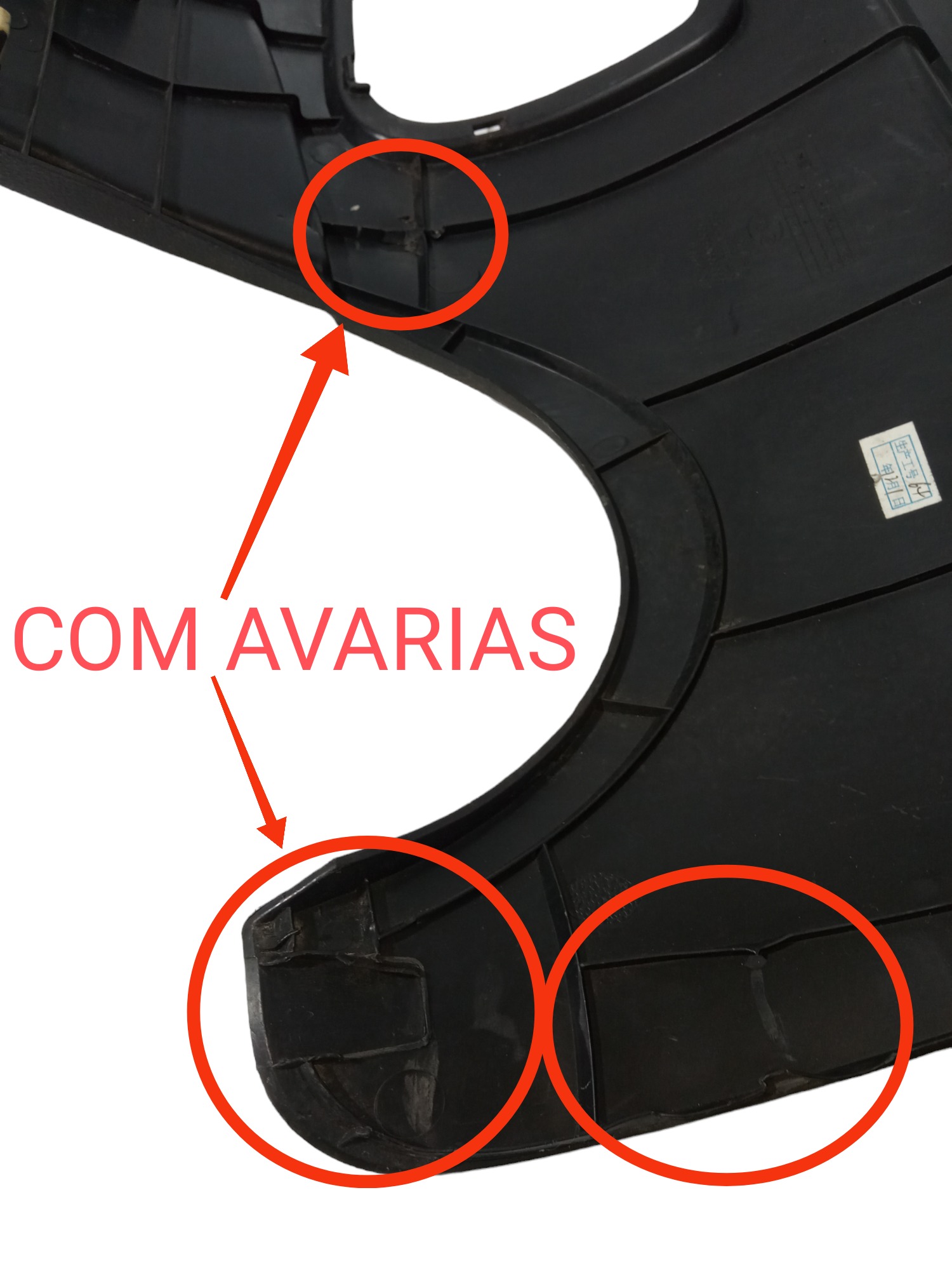 Moldura Acabamento Inferior Esquerdo Painel Jac J2 2011 2015 3