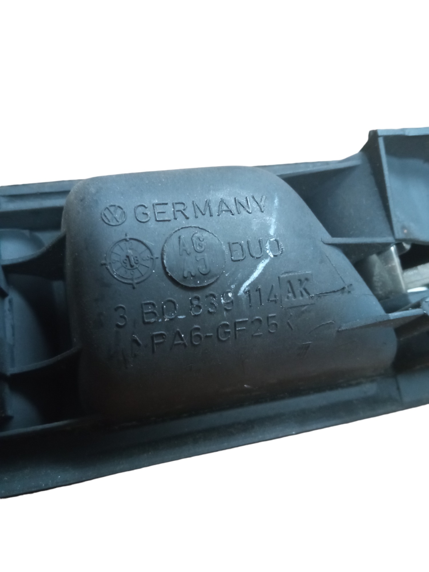 Maçaneta Interna Porta Traseira Direita Vw Passat 1999/2007 Preto Traseira 3