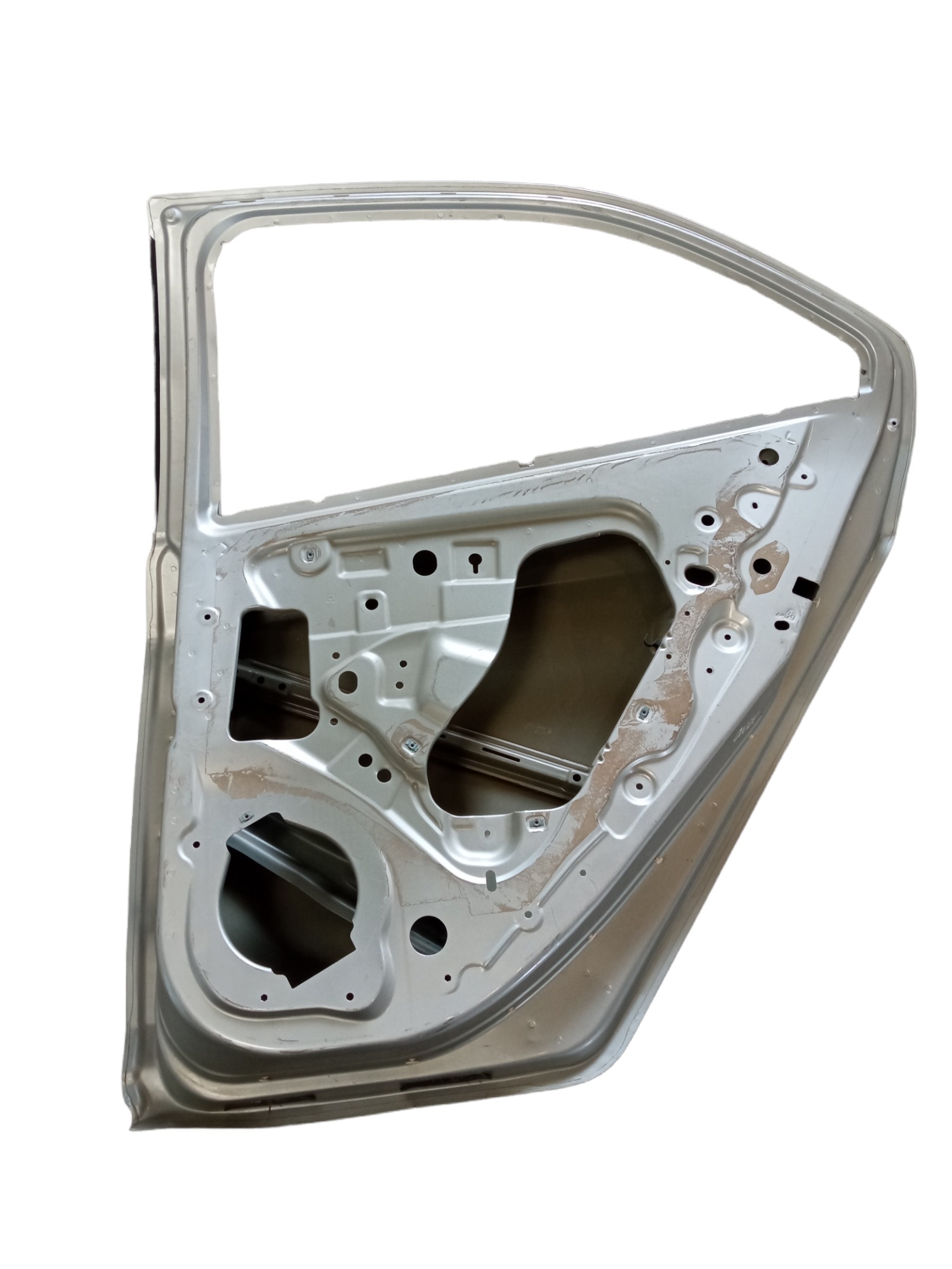 Porta Traseira Direita Onix 2013 2014 2015 2016  Recuperar Direito Prateado 8