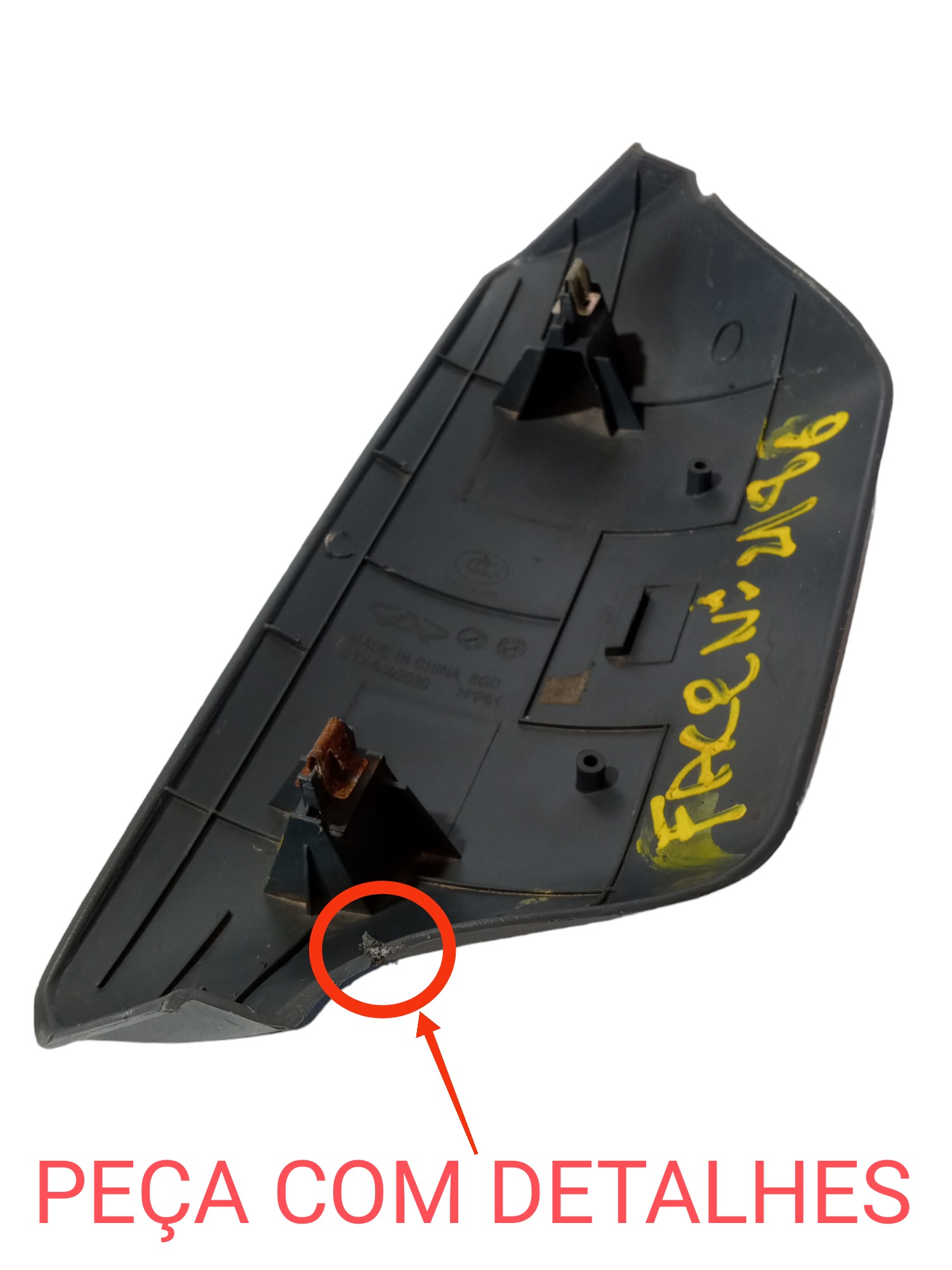 Moldura Acabamento Break Light Luz Freio Traseira Chery Face 2