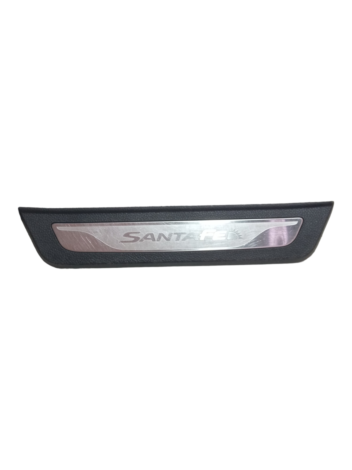 Soleira Externa Traseira Direita Hyundai Santa Fe 2014 Preto 5
