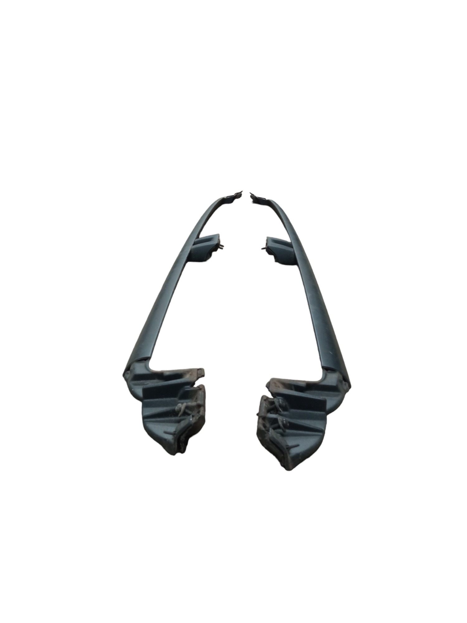 Par Rack Lateral Teto Original Volvo Xc70 2002/2006 Cinza 2