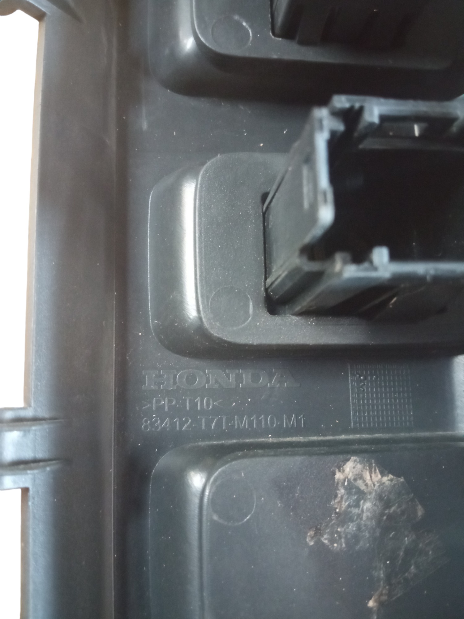 Moldura Acabamento Tomada 12v/usb/aux Honda Hrv 2015/2020 Preto 5