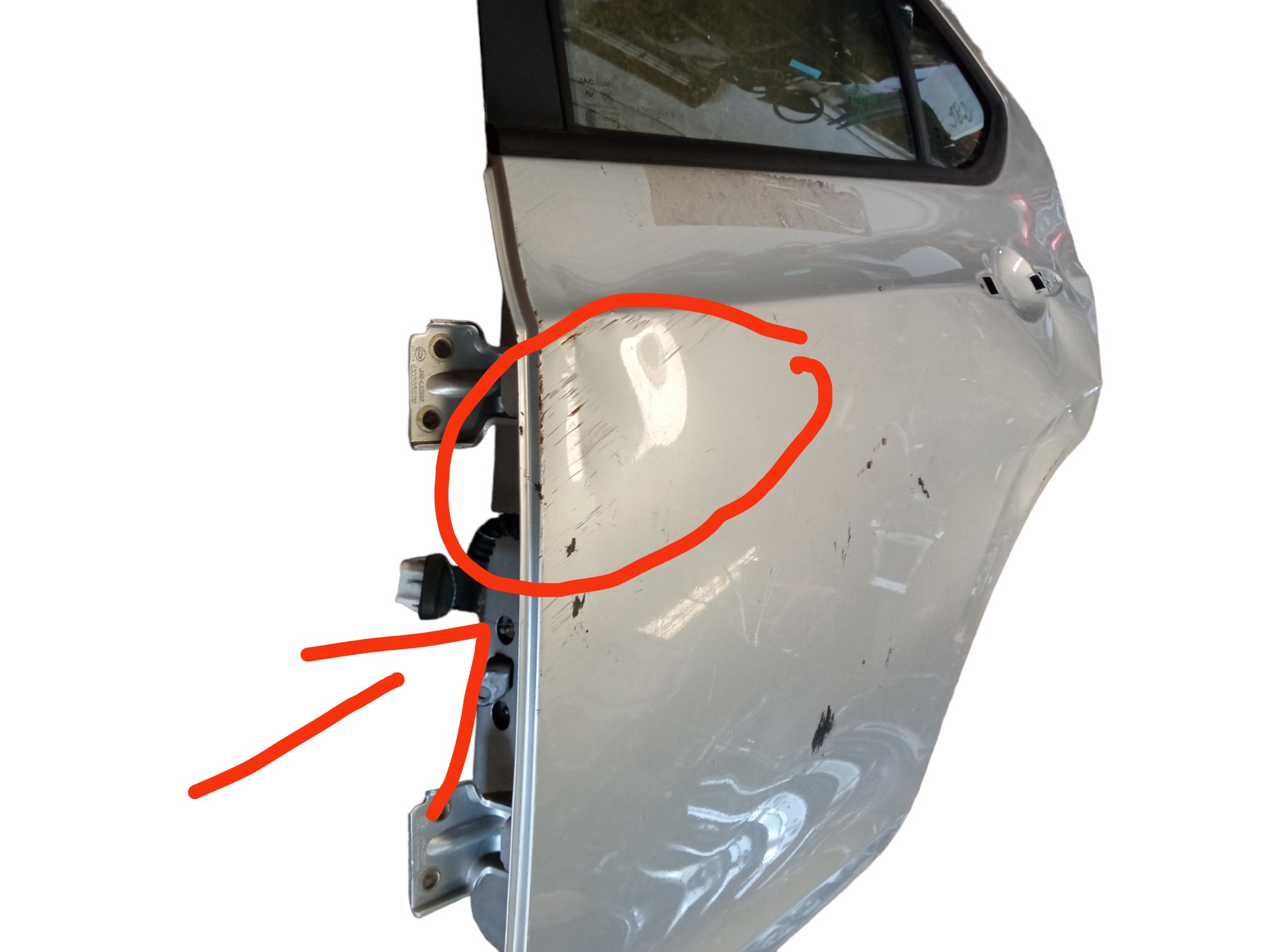 Porta Traseira Esquerda Jac J3 2011 2012 2013 3