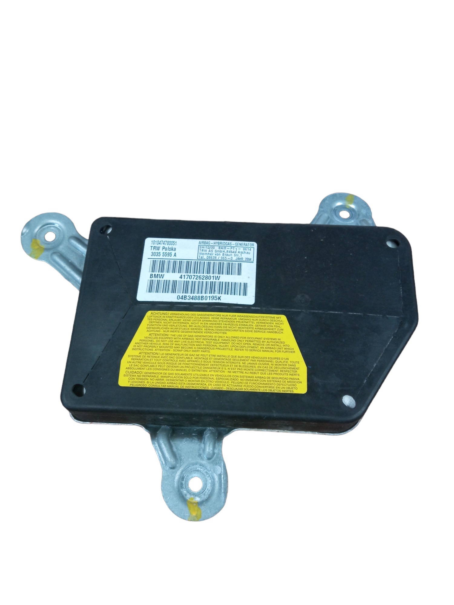 Airbag traseiro porta direita BMW X5 2001/2006 4