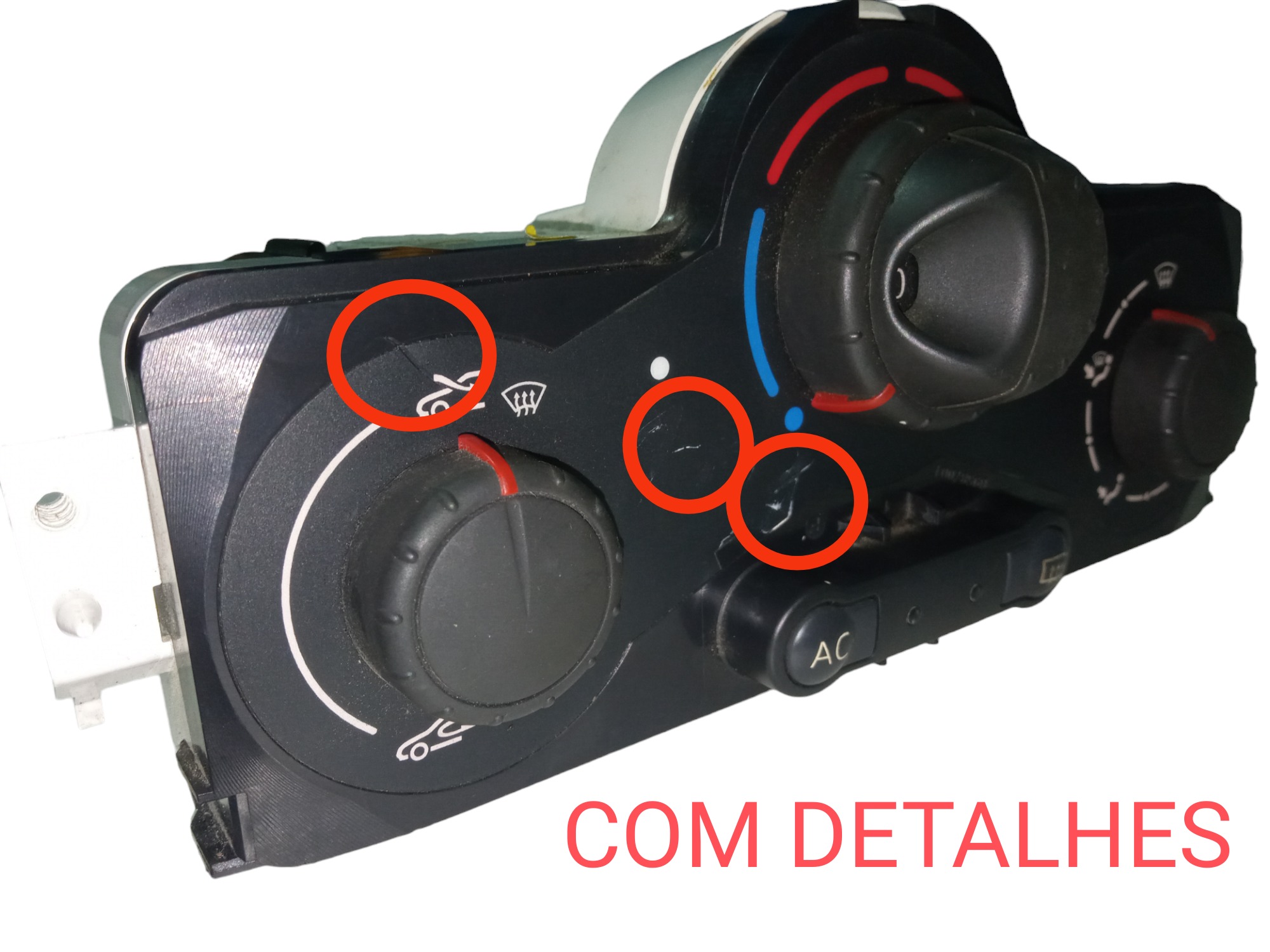 Comando Botao Ar Condicionado Renault Megane 2003 2008 Usado 2