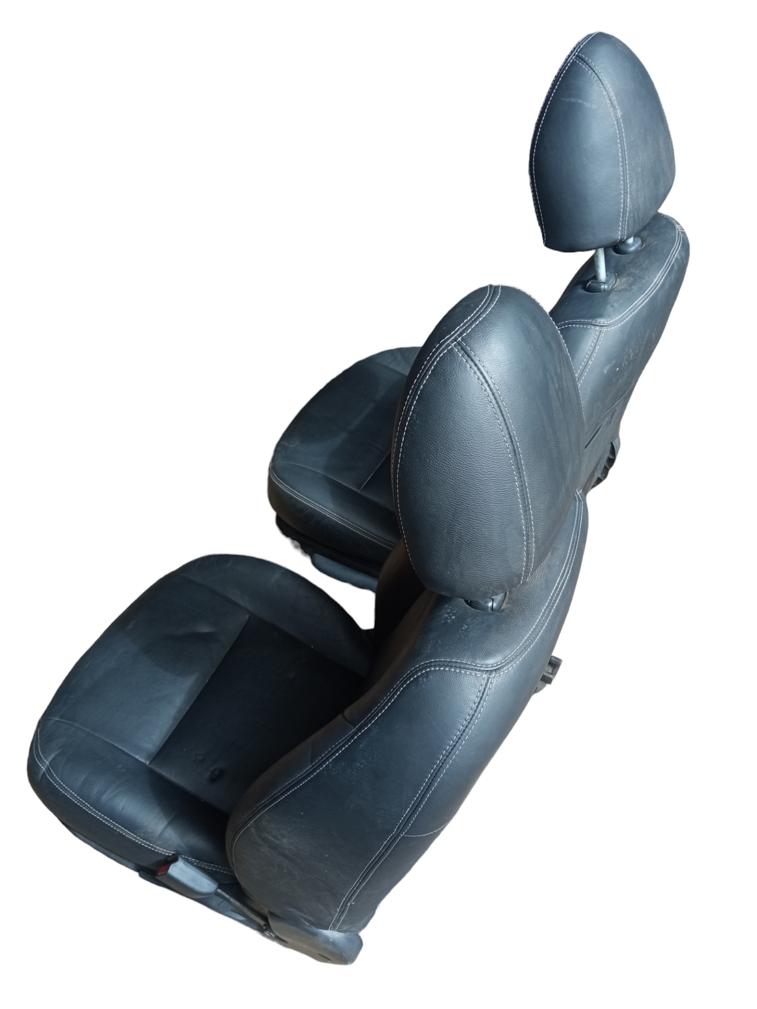 Par De Bancos Dianteiros Nissan Versa 2012 Original Usados  Preto 3