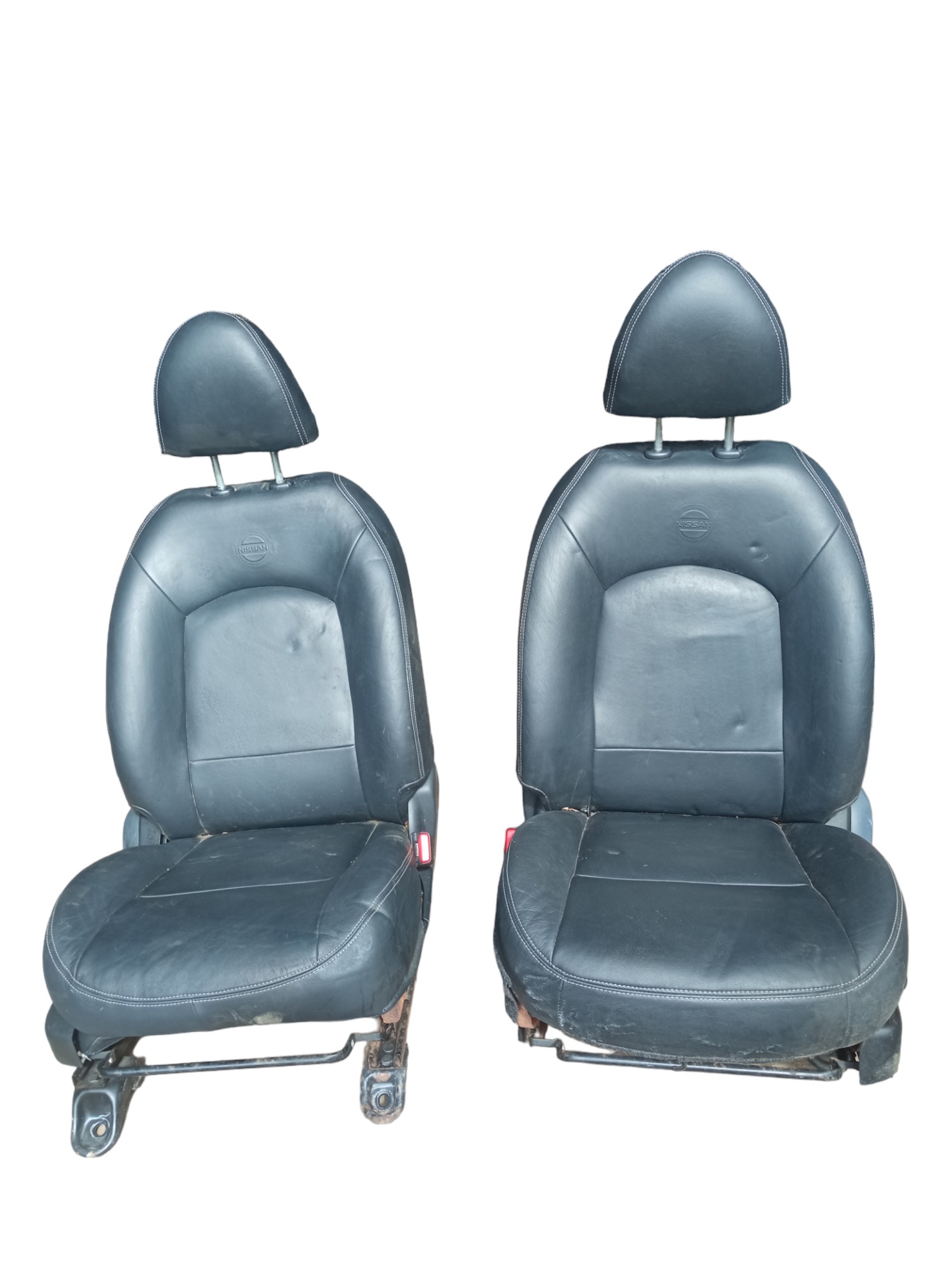 Par De Bancos Dianteiros Nissan Versa 2012 Original Usados  Preto 1