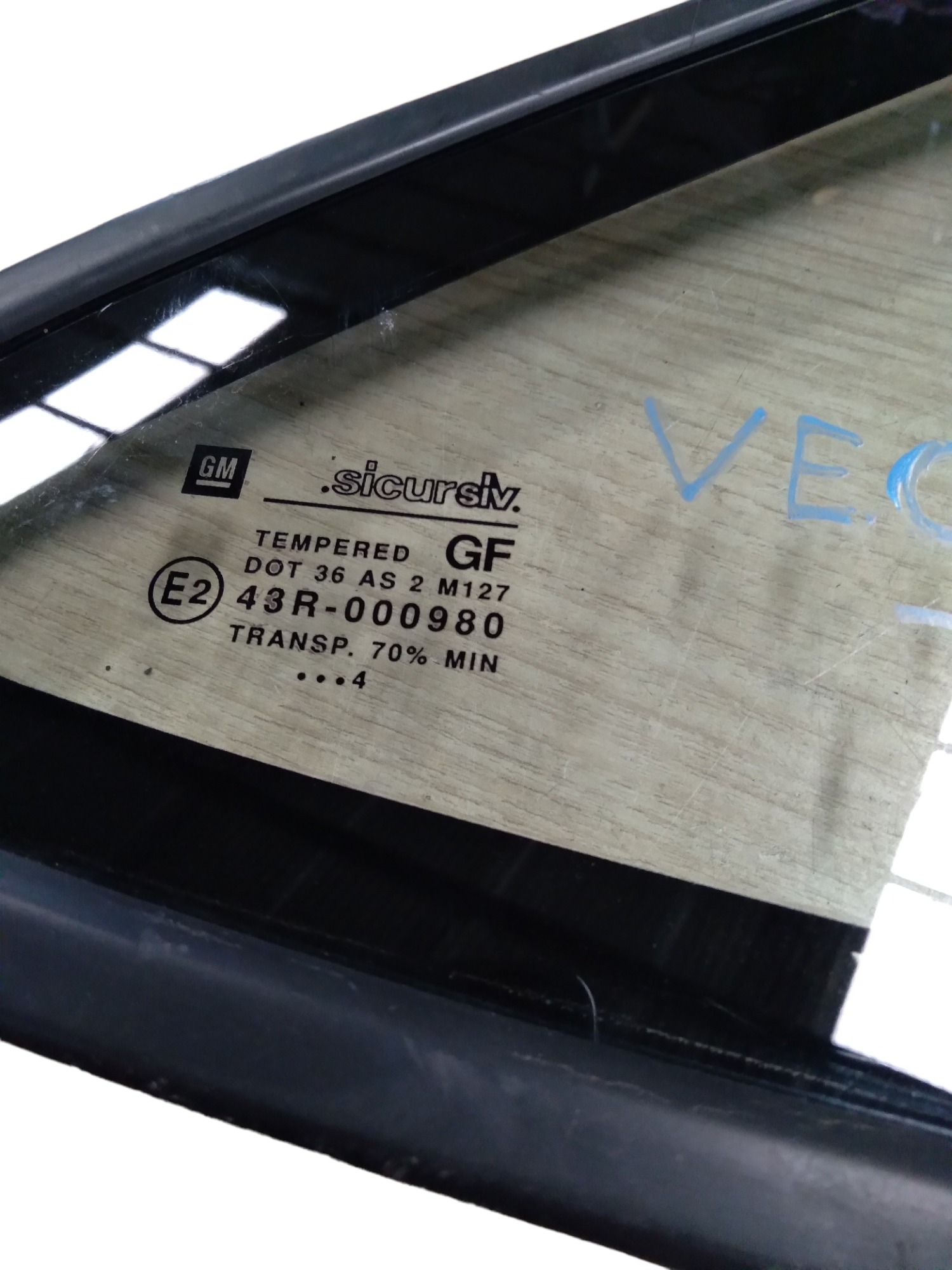Ventaro Fixo Traseiro Direito Chevrolet Vectra 1995 Original 3