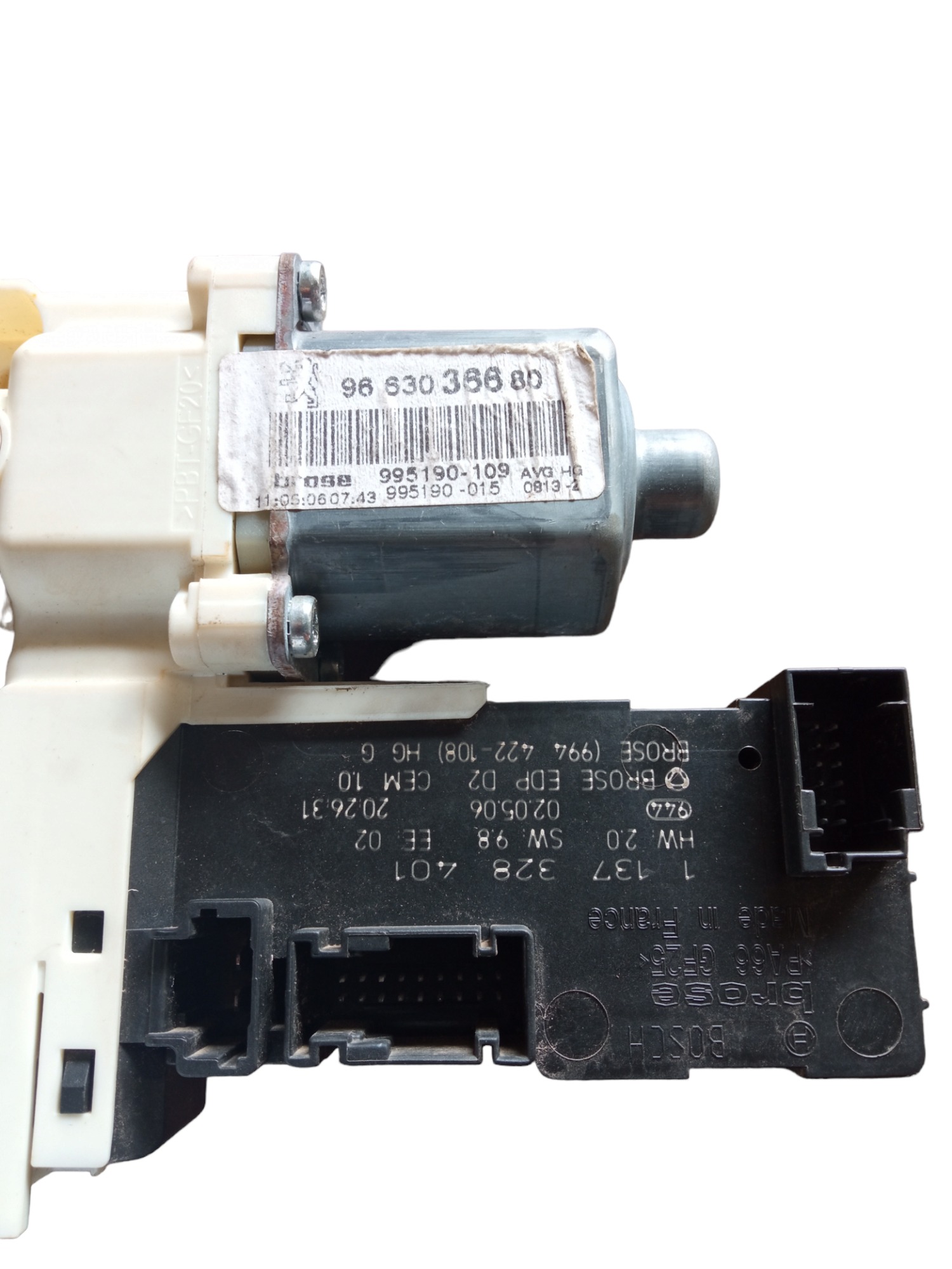 Motor Vidro Elétrico Dianteiro Esquerdo Peugeot 407 5