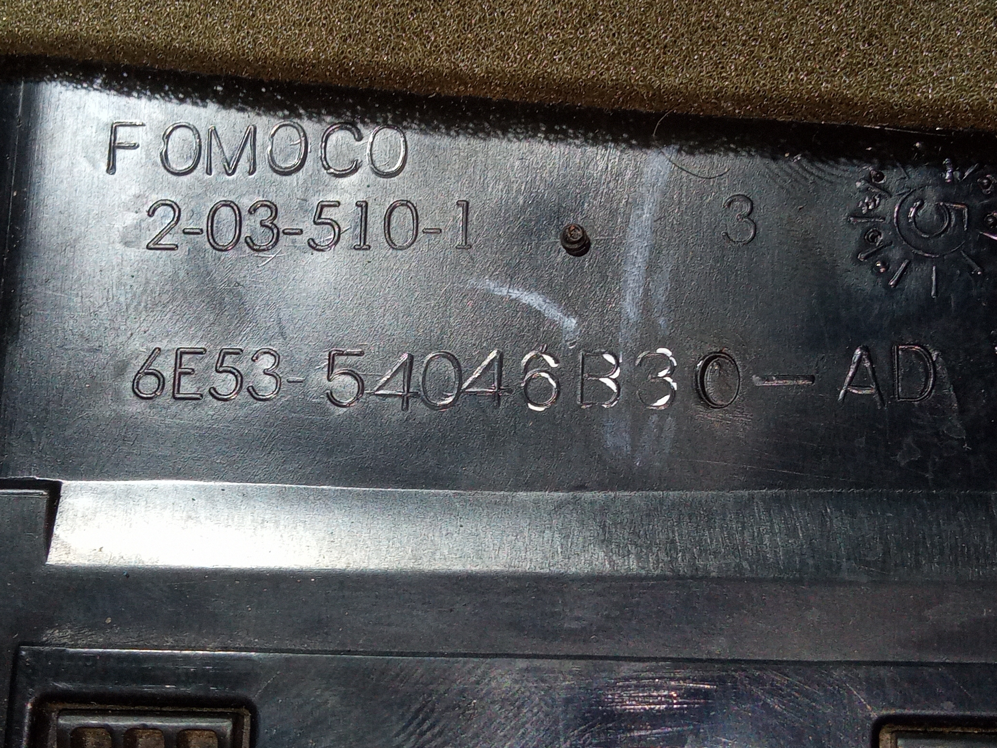Moldura Difusor Ar Lateral Direito Ford Fusion 2006 A 2009 3