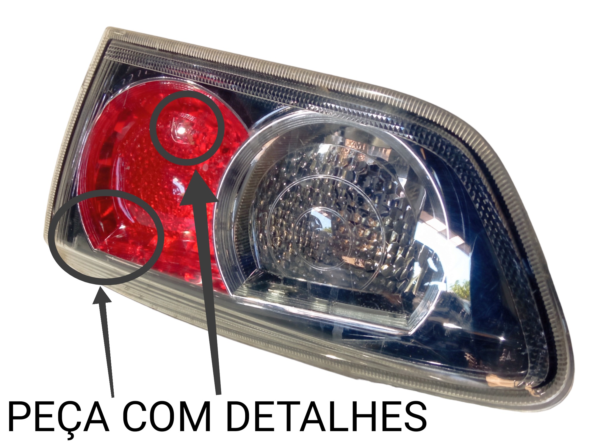 Lanterna Direita Tampa Traseira Lancer 2012 A 2015 Usado 2