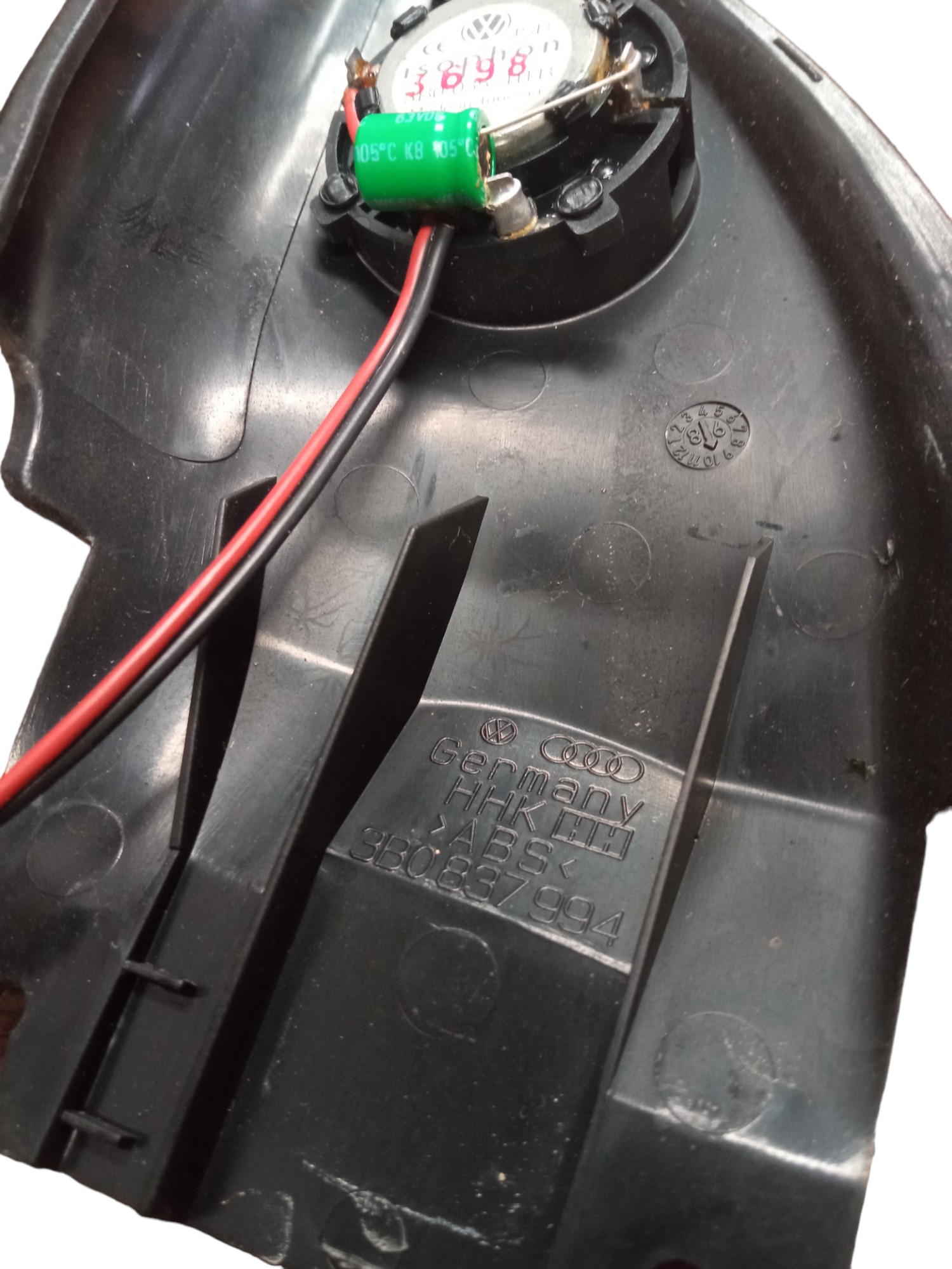 Acabamento Interno Retrovisor Direito Vw Passat 1999/2004 Preto 4