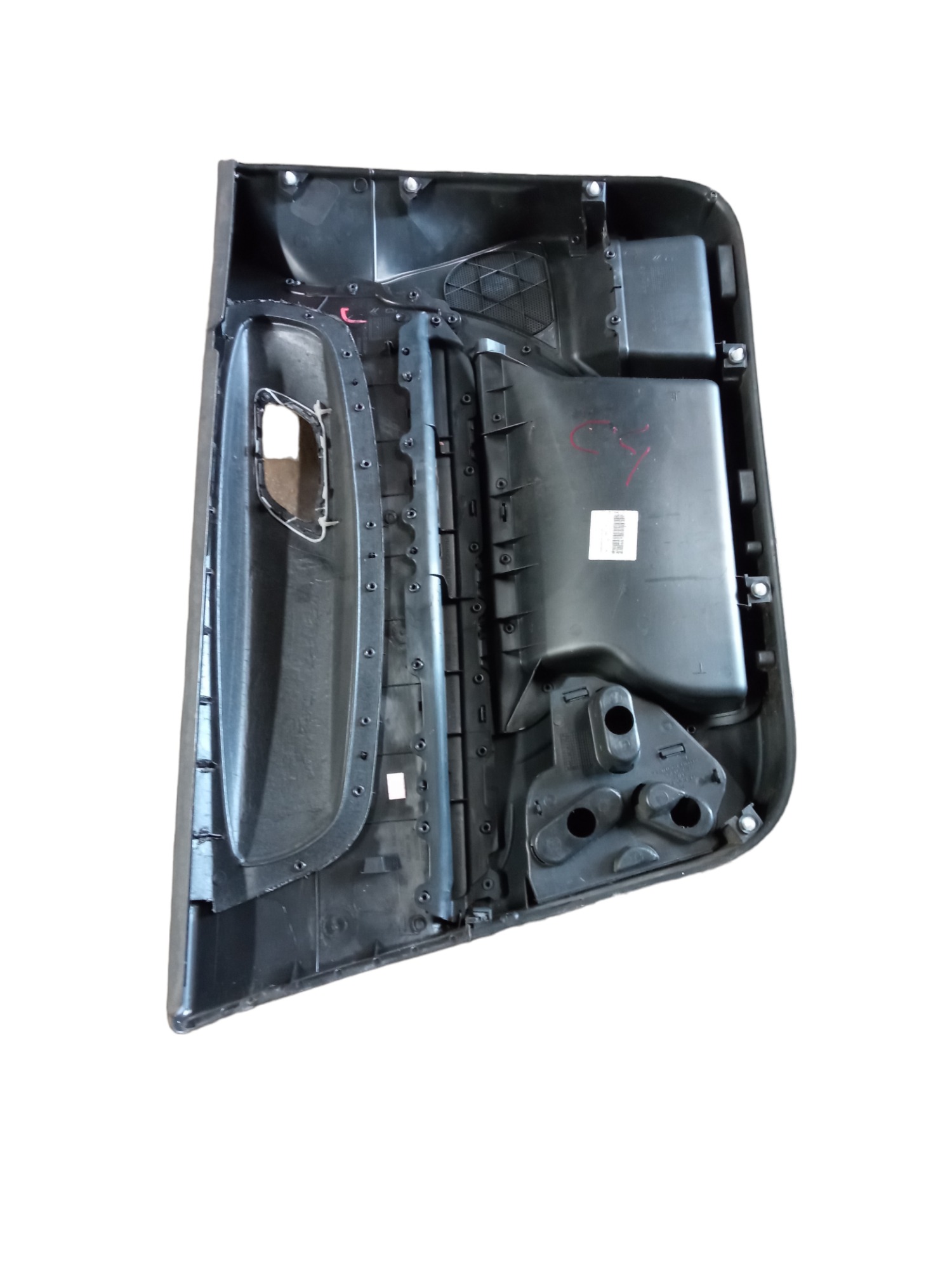 Forro De Porta Dianteiro Direito Citroen C4 Pallas 2010 M.v Preto 5