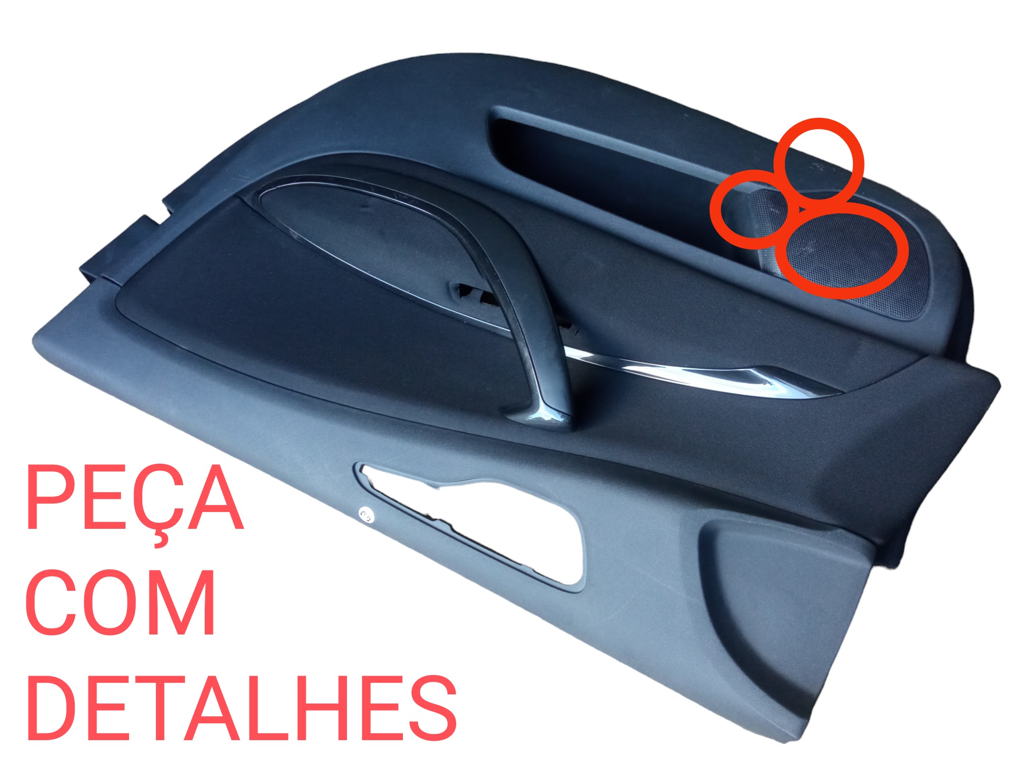 Forro Porta Dianteira Direita Citroen C5 2009 2010 Original Preto 2