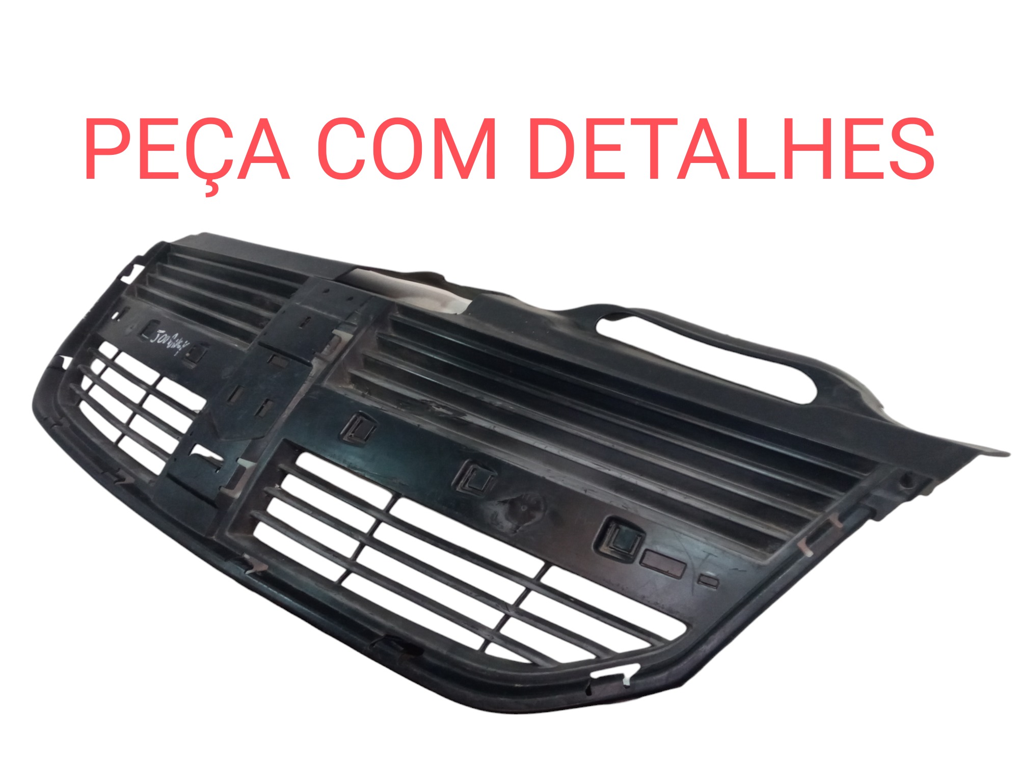 Grade Dianteira Superior Radiador Dodge Journey 2009 A 2014  Preto Fosco 2
