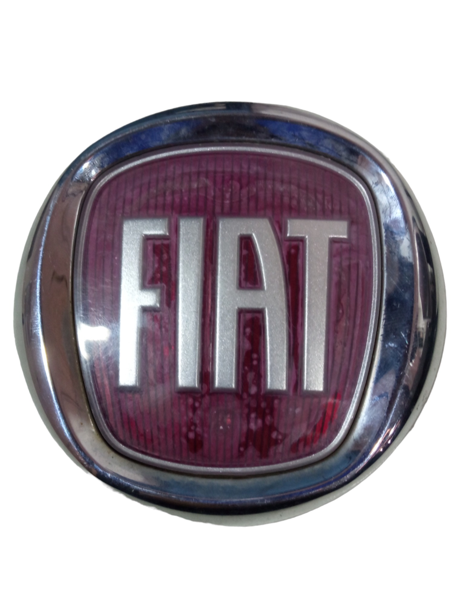 Emblema Tampa Traseira Fiat Palio 2013 Siena Strada Original Vermelho 1