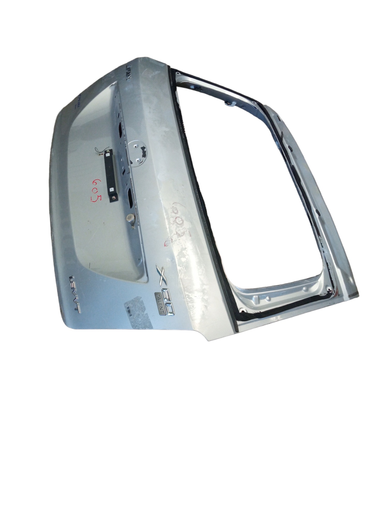 Tampa Traseira Lifan X60 2011 2012 2013 2014 2015 2016 2017 Cinza 8