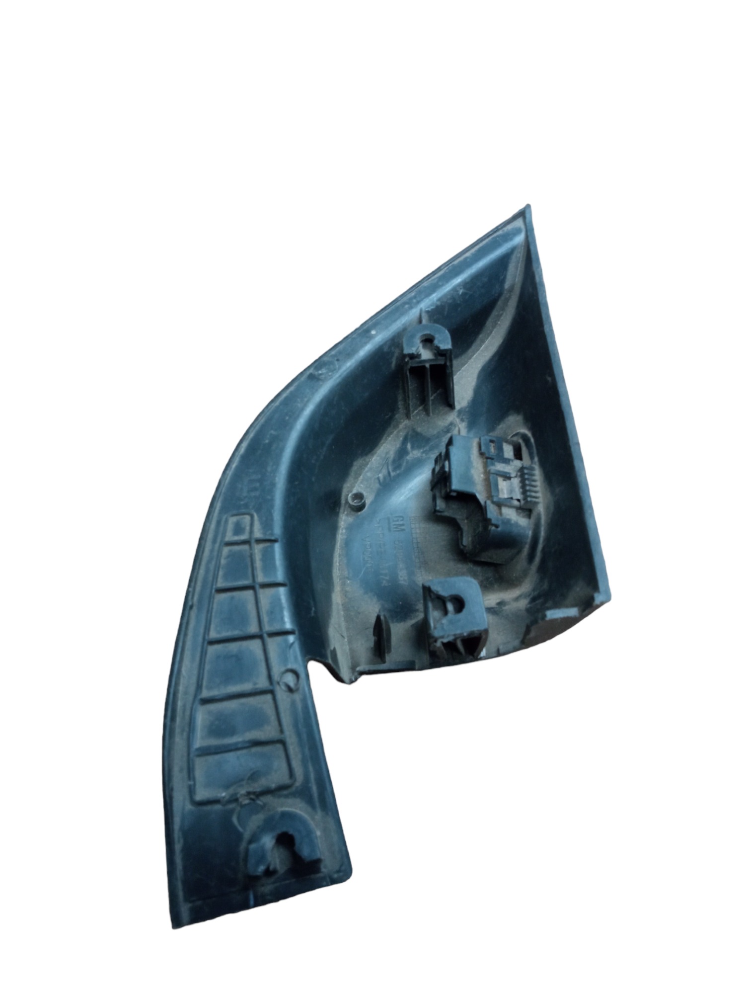 Moldura Retrovisor Esquerdo C/ Botão Chevrolet Onix 2016  Preto 3